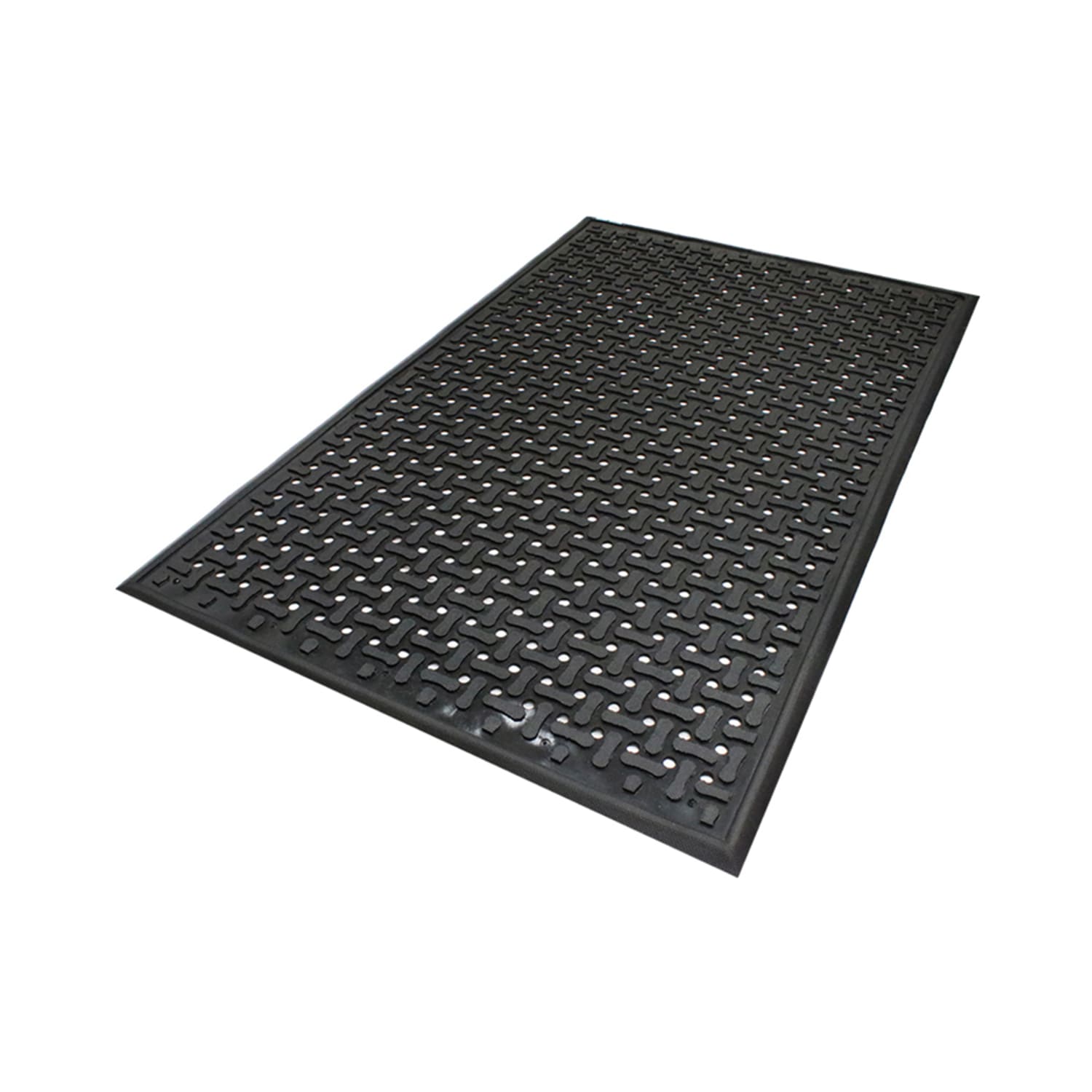 M+A Matting 420123900 Comfort Flow Anti-Fatigue Mat w/ Drainage Holes, 2' x 3', Black