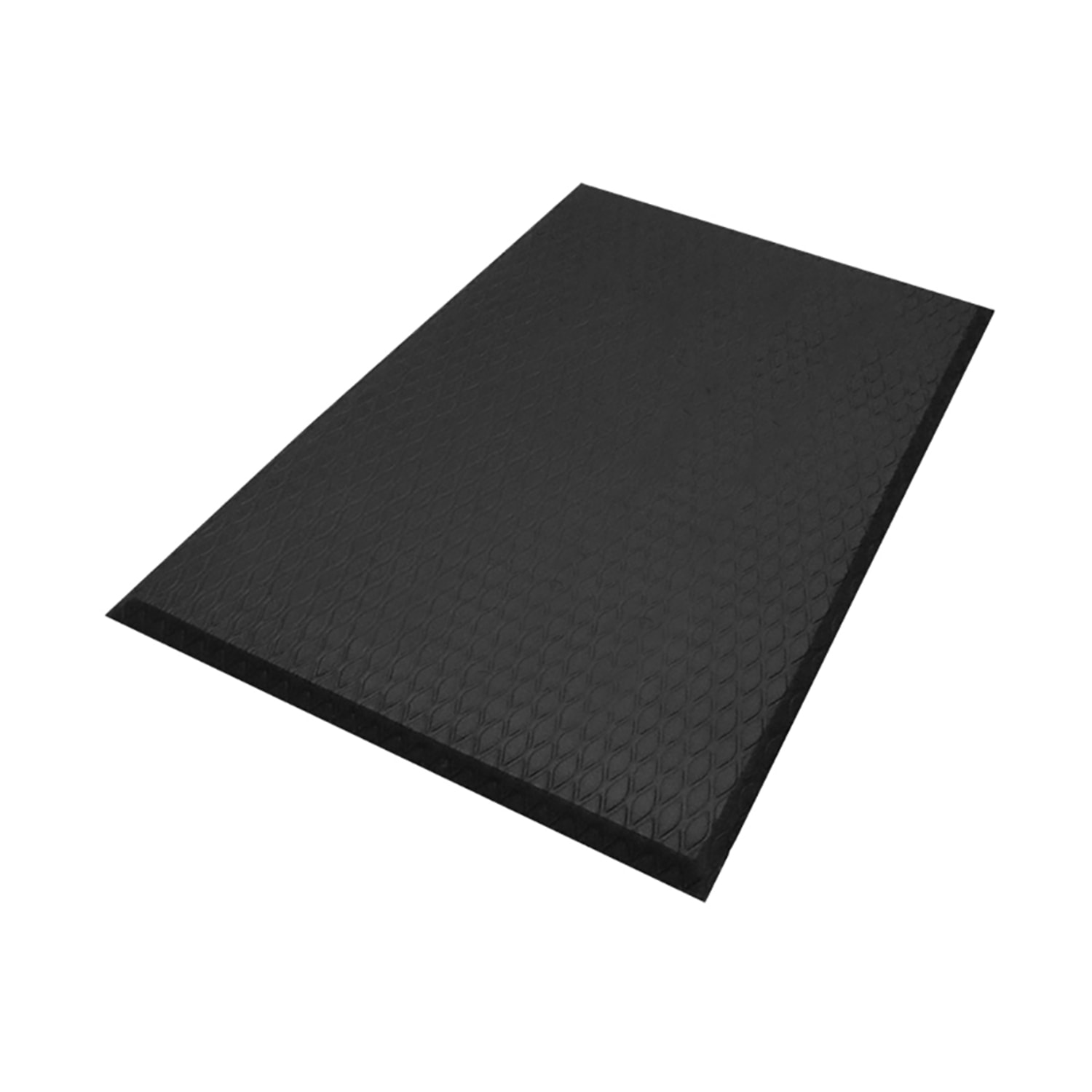 M+A Matting 414023100 Cushion Max Anti-Fatigue Floor Mat, 2' x 3', Black