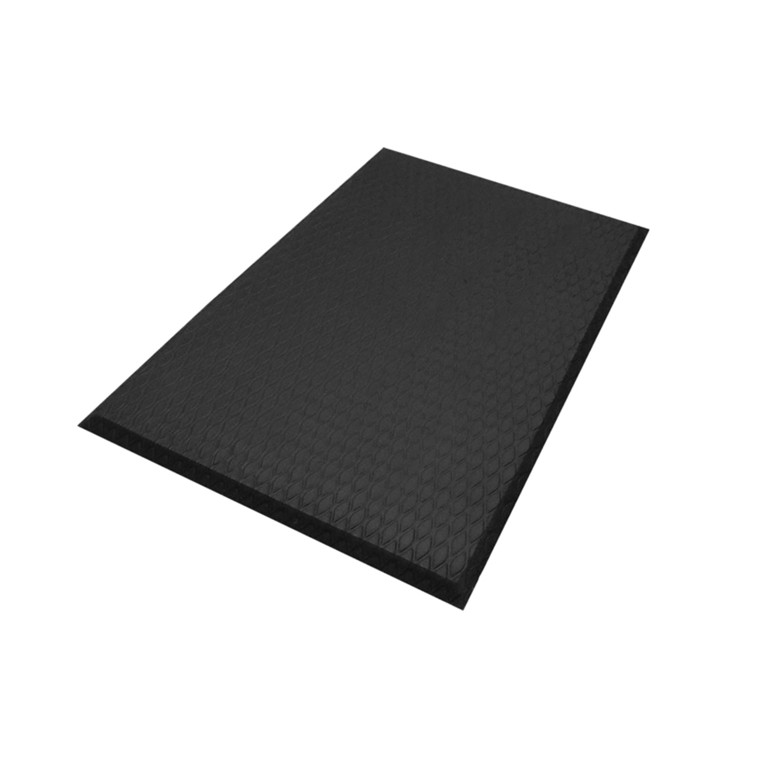 M+A Matting 4140312100 Cushion Max Anti-Fatigue Floor Mat, 3' x 12', Black