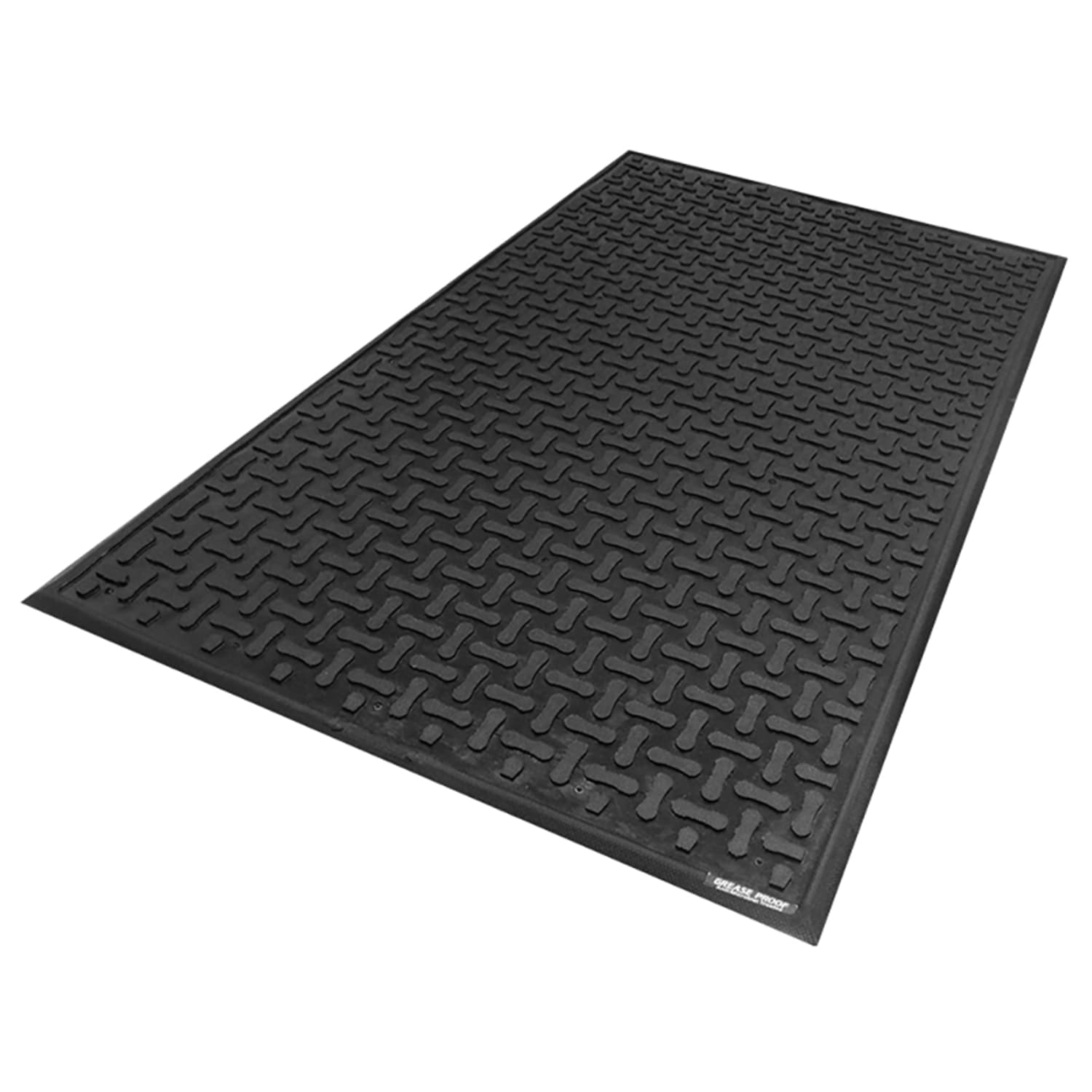 M+A Matting 430135900 Comfort Flow Anti-Fatigue Mat, 3' x 5', Slip-Resistant, Black