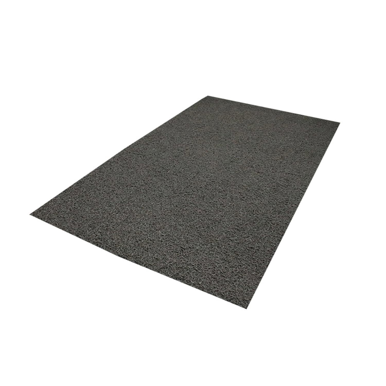 M+A Matting 437146009 Frontier Unbacked Slip Resistant Mat, 4' x 6', Dark Grey, Gray