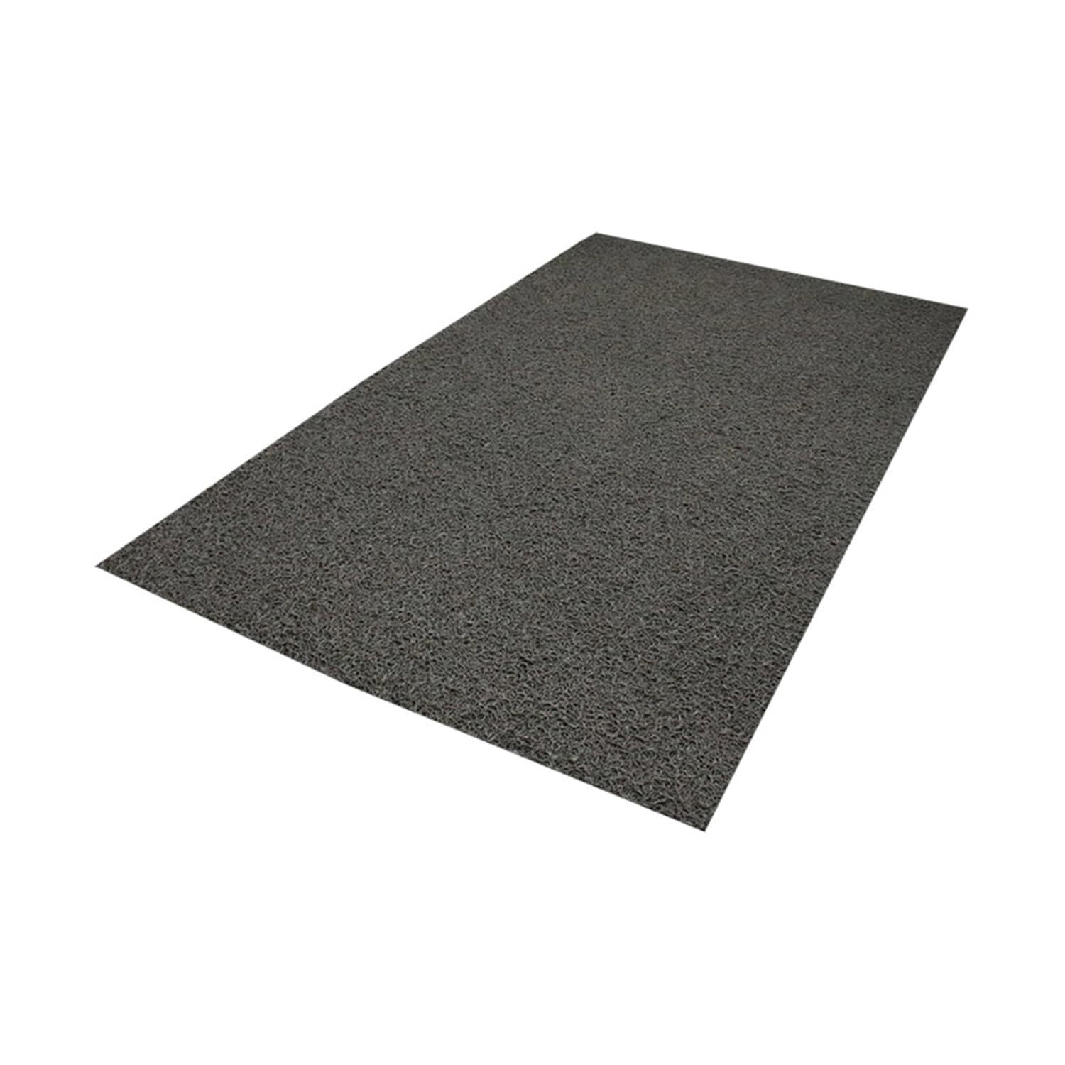 M+A Matting 437135009 Frontier Unbacked Slip Resistant Mat, 3' x 5', Dark Grey, Gray