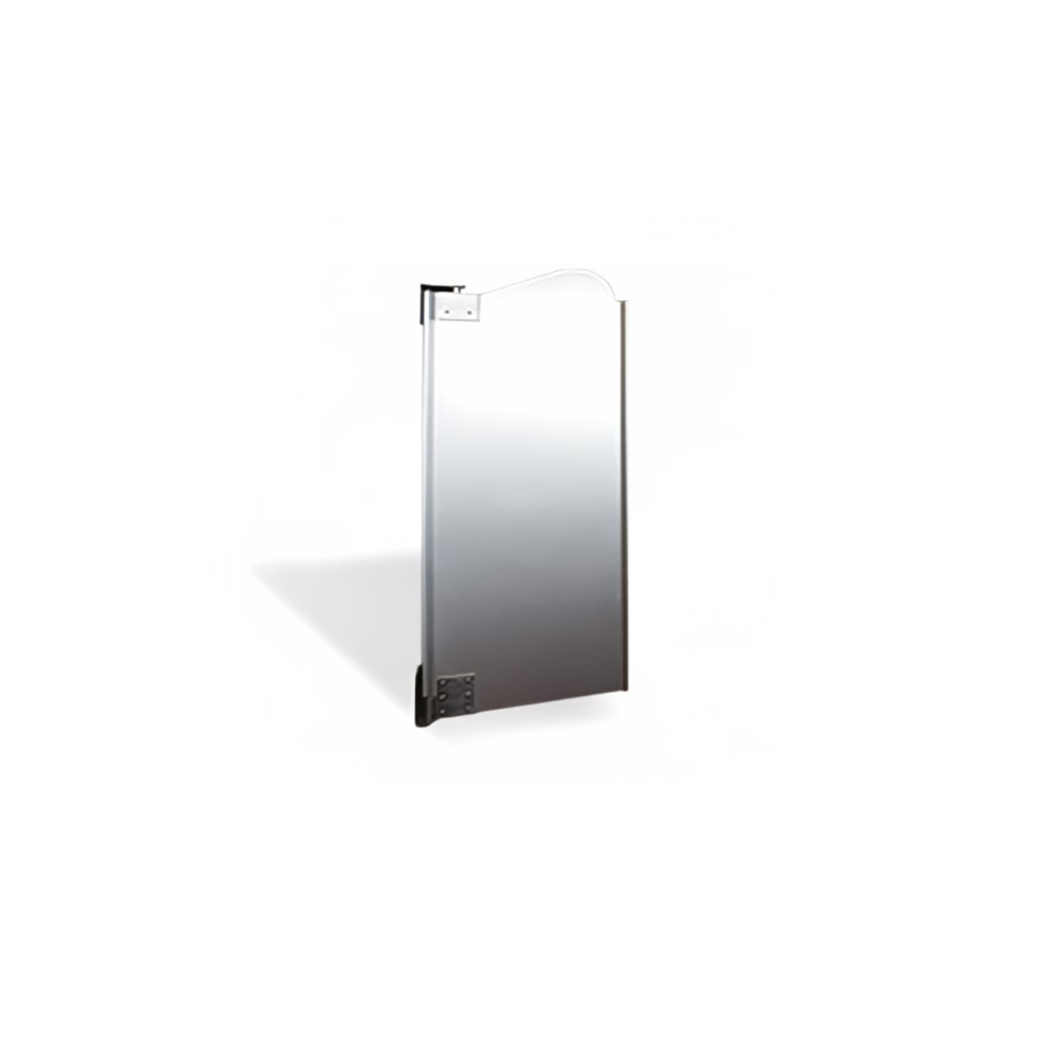 Curtron SPCD-20-AL-3648 Service-Pro Cafe Series 20 Single Swinging Traffic Door - 36 x 47, Aluminum
