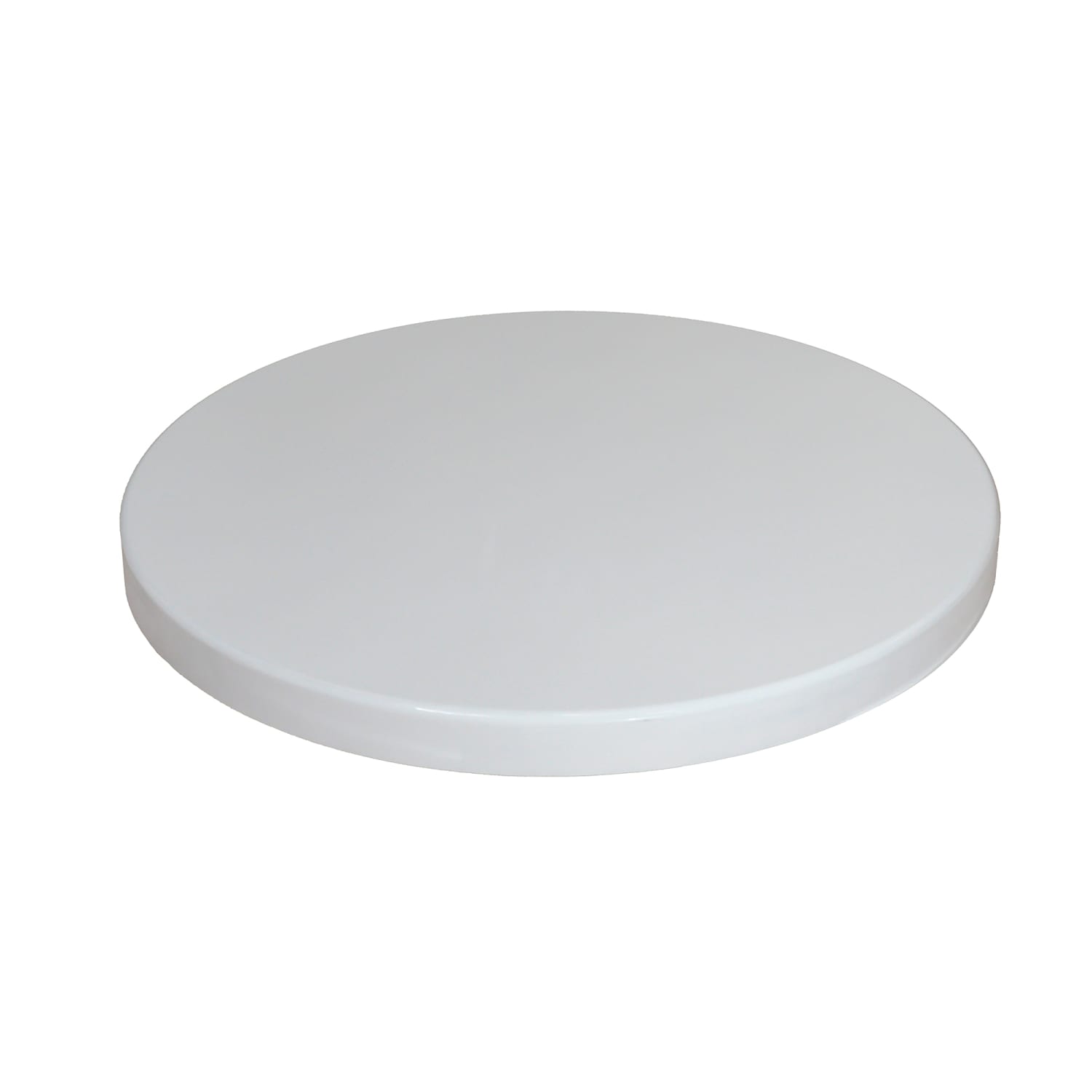 American Tables & Seating ATR30-PW 30 Round Resin Table Top, Pure White, 2 in