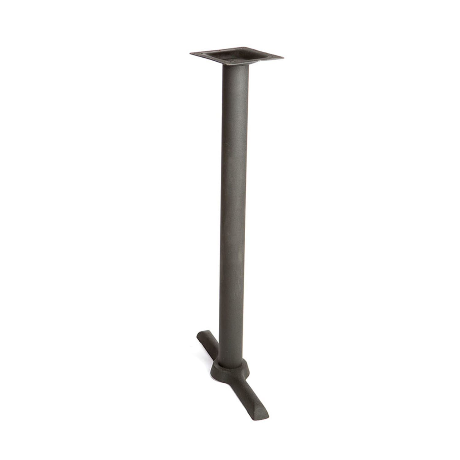 Oak Street B522-BAR Bar Height Table Base w/ 5 x 22 Base Spread, Steel, Black