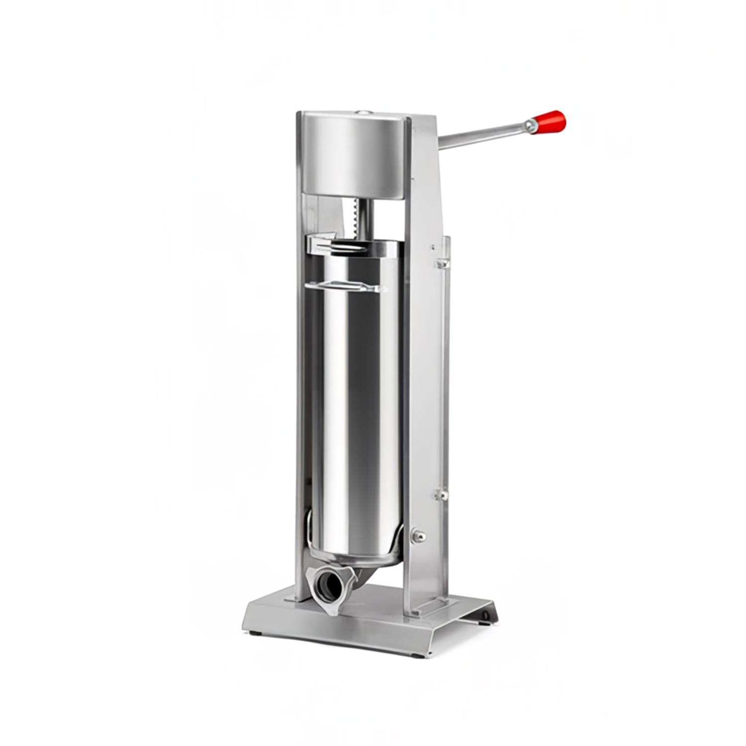 Omcan 44924 15 lb Manual Vertical Sausage Stuffer w/ 4 Funnels, Stainless Steel
