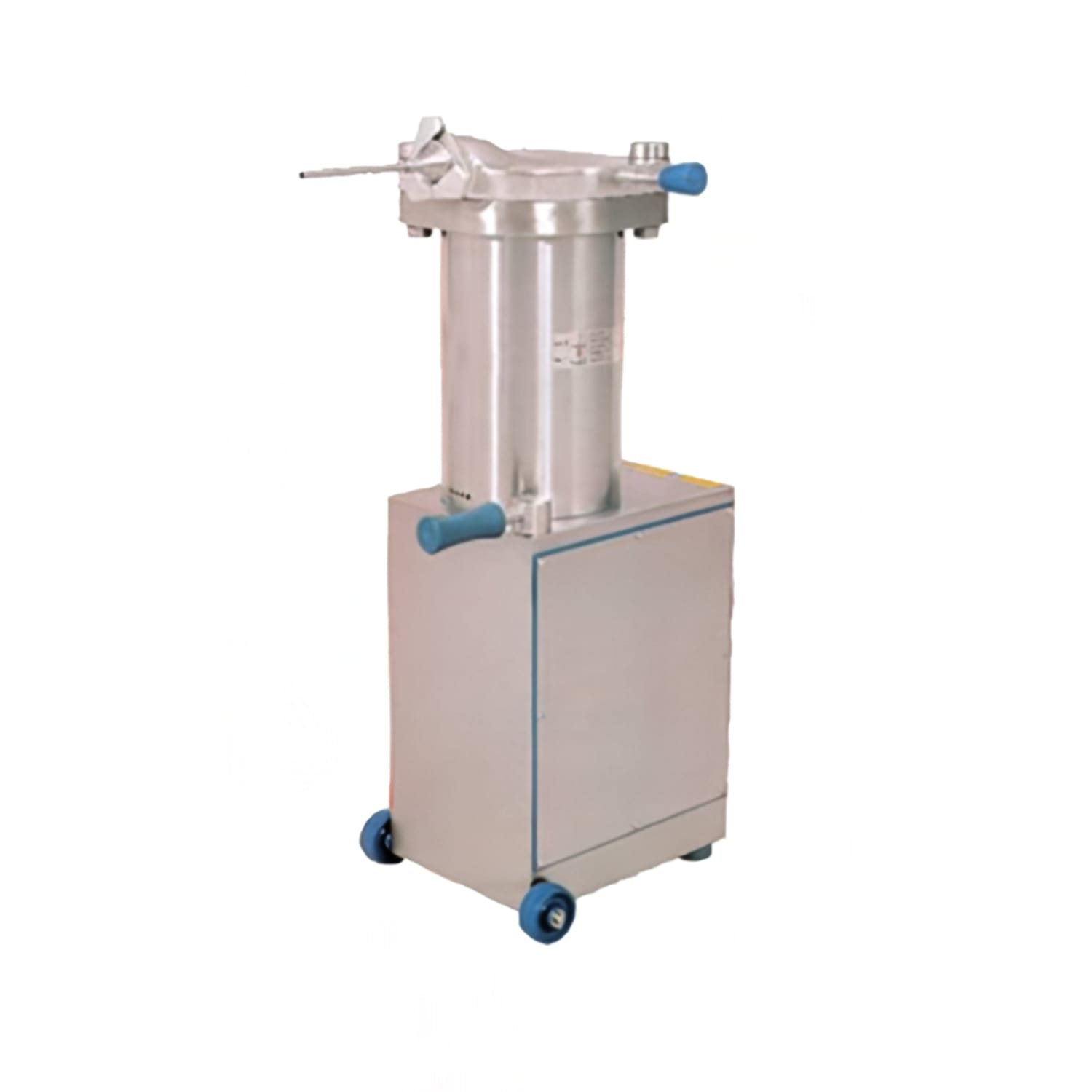 Omcan 46101 65 lb Hydraulic Vertical Sausage Stuffer w/ 3 Funnels, 220v, Stainless Steel