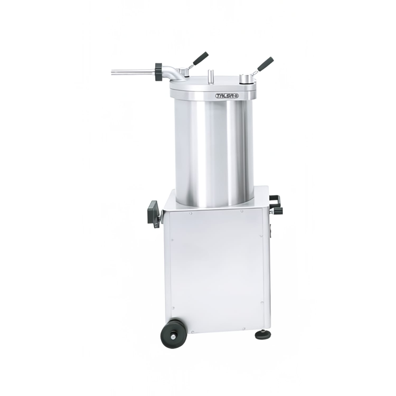 Omcan 46102 95 lb Hydraulic Vertical Sausage Stuffer w/ 3 Funnels, 220v, Stainless Steel