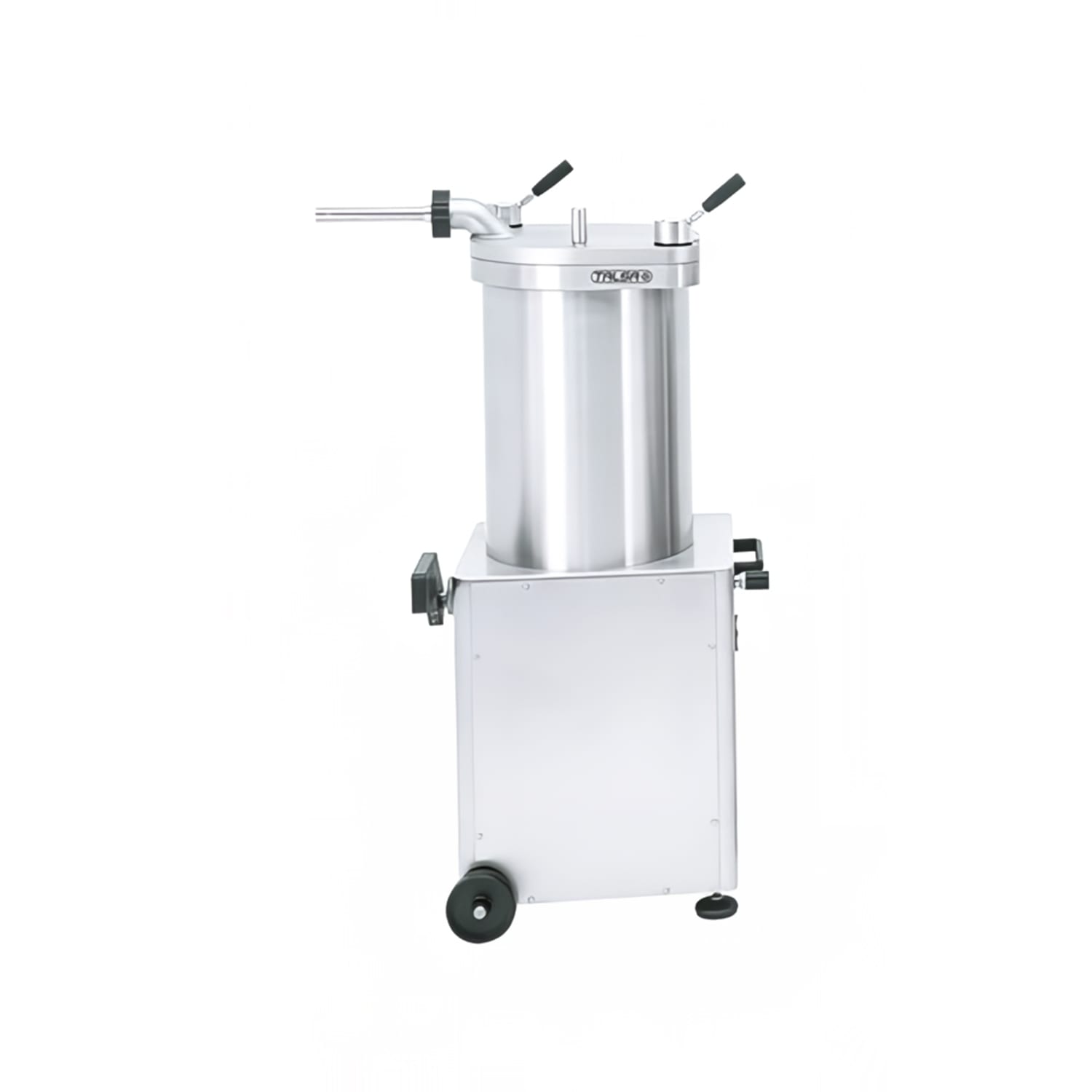 Omcan 46103 95 lb Hydraulic Vertical Sausage Stuffer w/ 3 Funnels, 208/220v, Stainless Steel