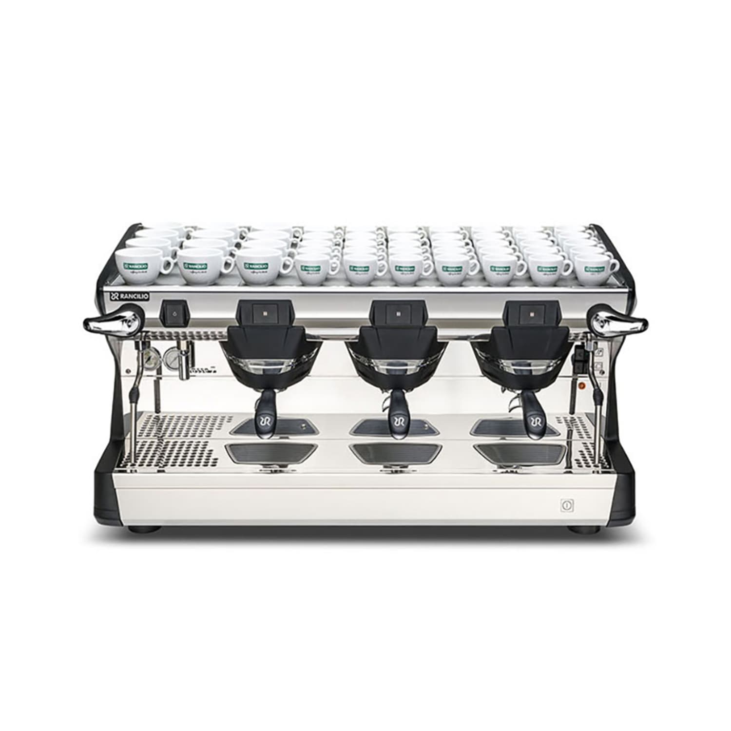 Rancilio CLASSE 7 S 3GR Semi Automatic Commercial Espresso Machine w/ 3 Groups & 2 Steam Wands - 208-240v/1ph, Stainless Steel