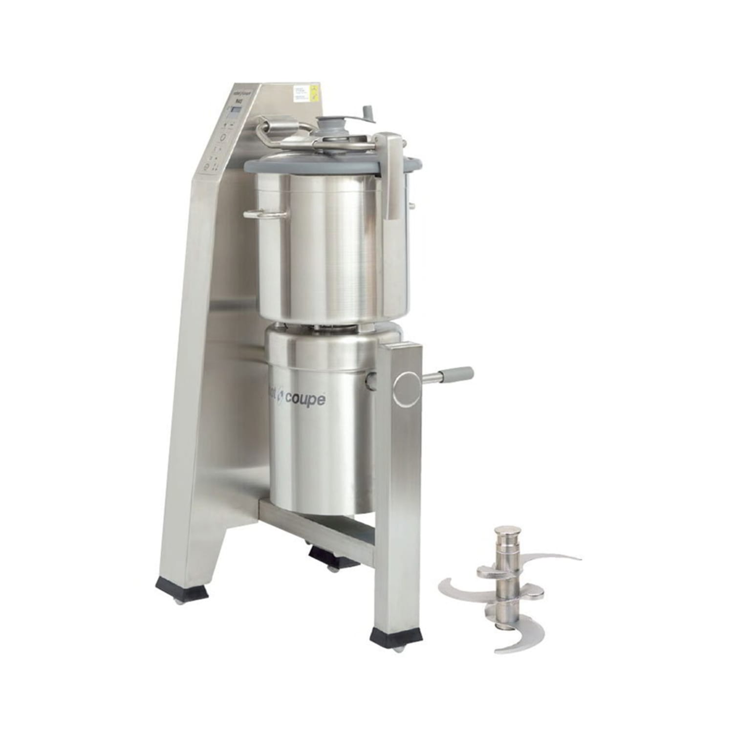 Robot Coupe R45T Vertical Cutter Commercial Mixer w/ 48 qt Stainless Steel Tilt Cutter Bowl & 2 Speeds, 45-qt. Capacity