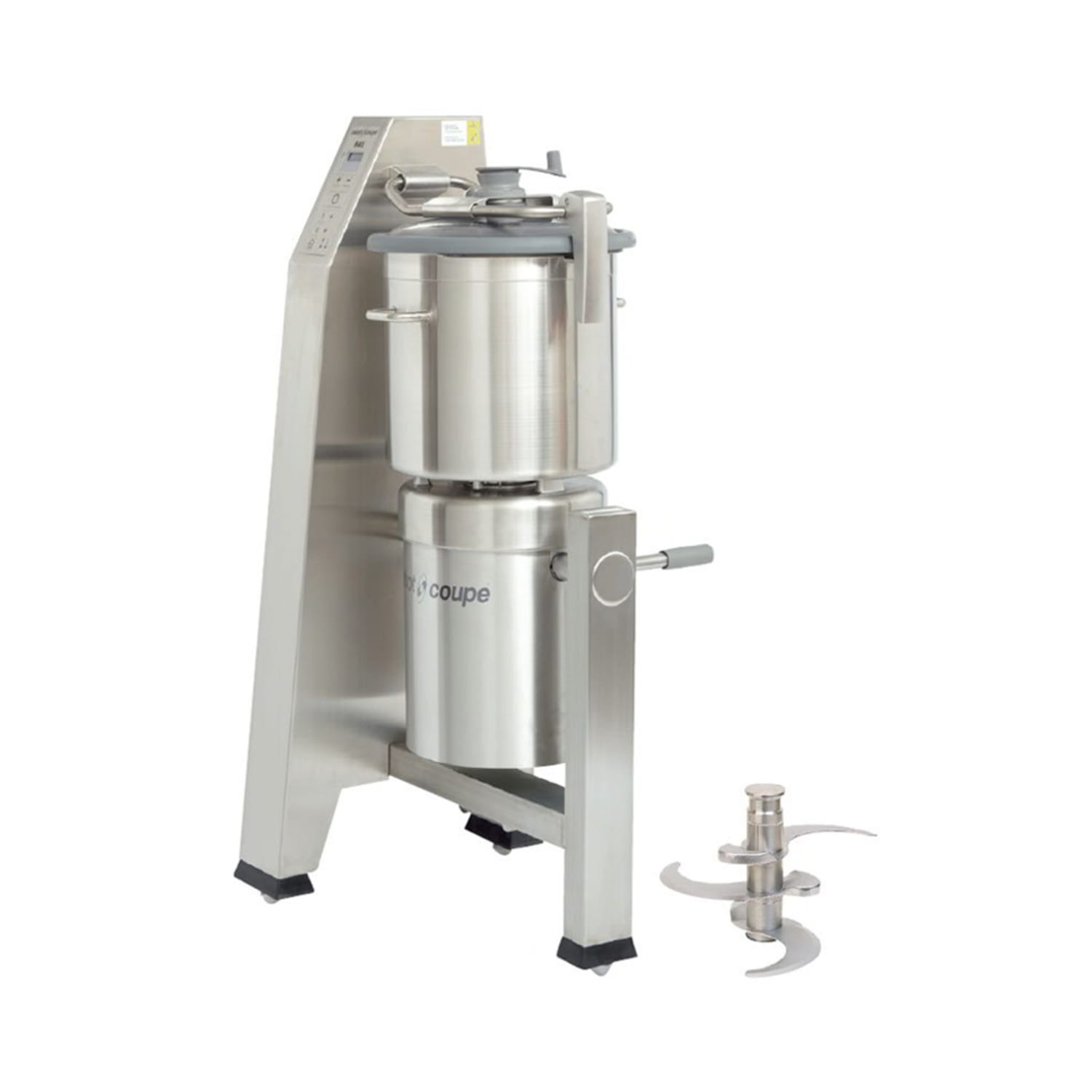 Robot Coupe R23T Vertical Cutter Commercial Mixer w/ 24 qt Stainless Steel Tilt Cutter Bowl & 2 Speeds