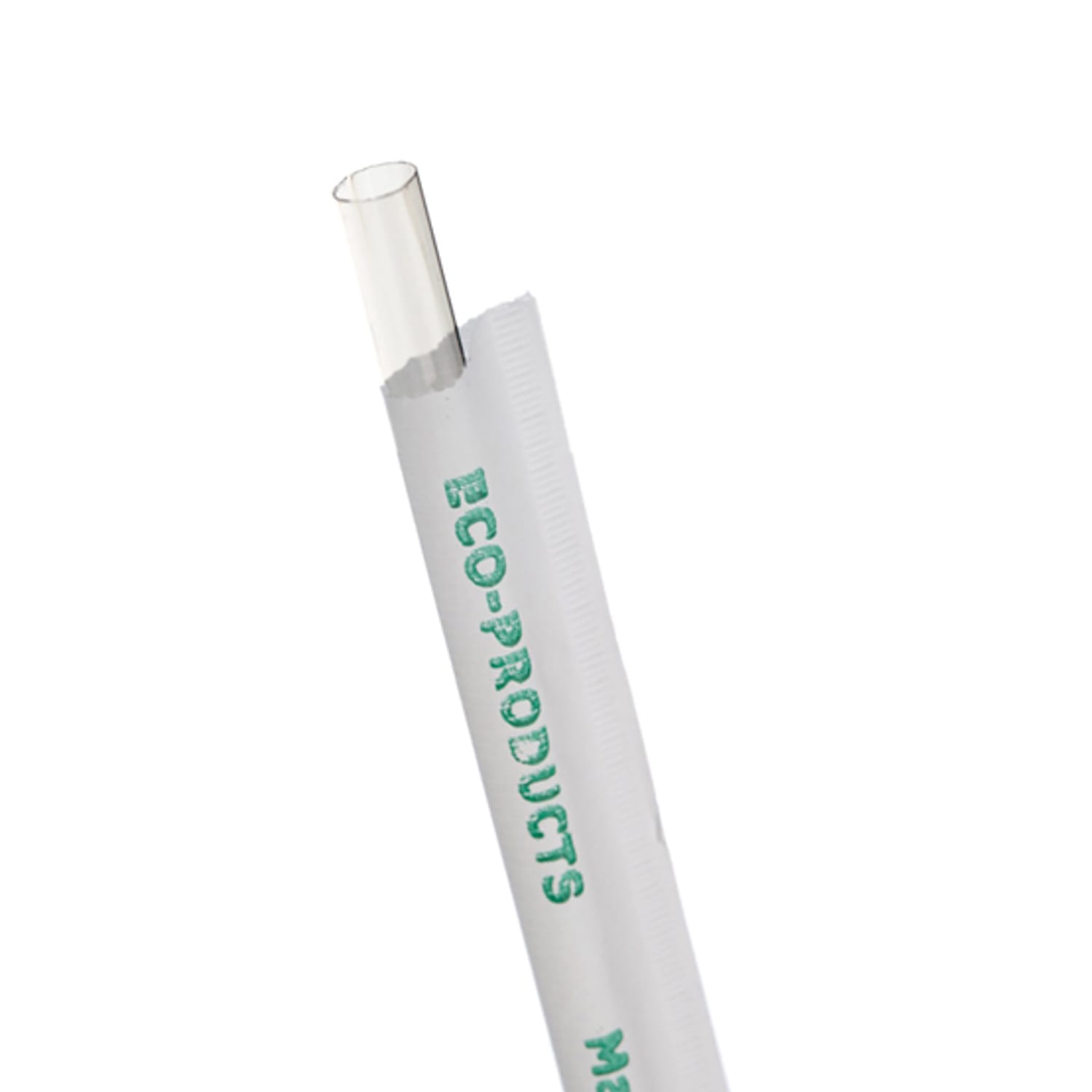 Eco Products EP-ST770 7 3/4 Wrapped Straws - PLA, Clear, Case of 9600