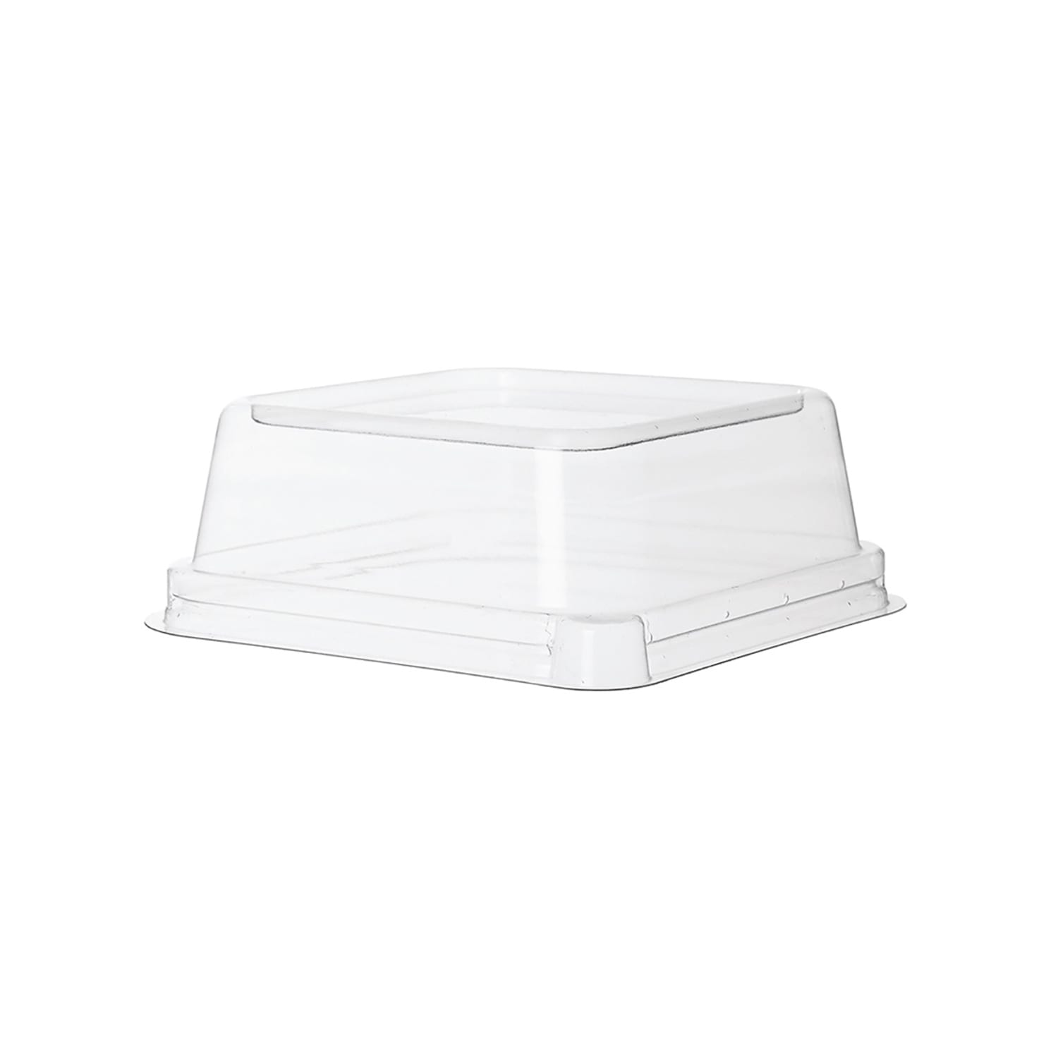 Eco Products EP-SCS5LIDR WorldView Dome Lid for 5 Square Take-Out Containers - PET, Clear, Case of 400