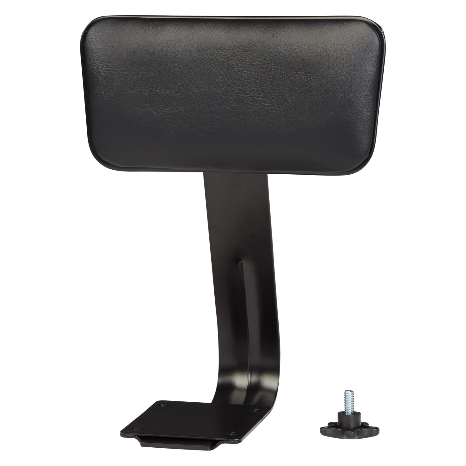 National Public Seating 6400-B-10 12 Backrest for 6400 Stools - Vinyl, Black