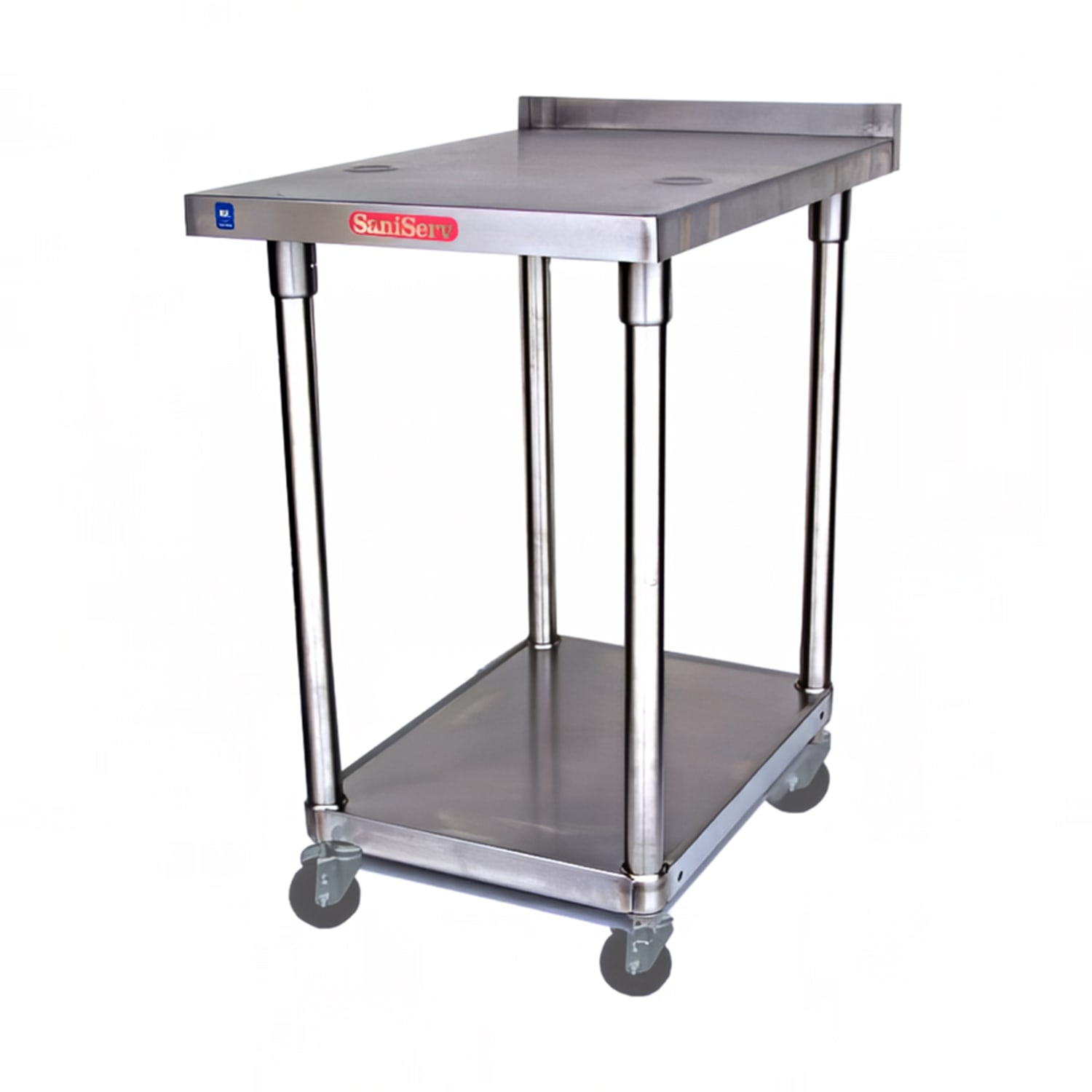 Saniserv MS163220SX 20 x 32 Stationary Equipment Stand for Soft Serve Machines, Undershelf, Stainless Steel