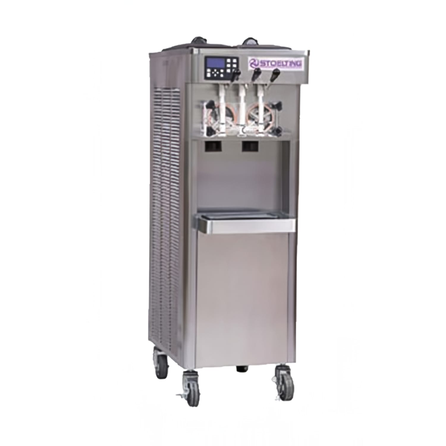 Stoelting F231-18 Soft Serve Ice Cream Machine - 2 Heads, 208-240v/1ph, Silver