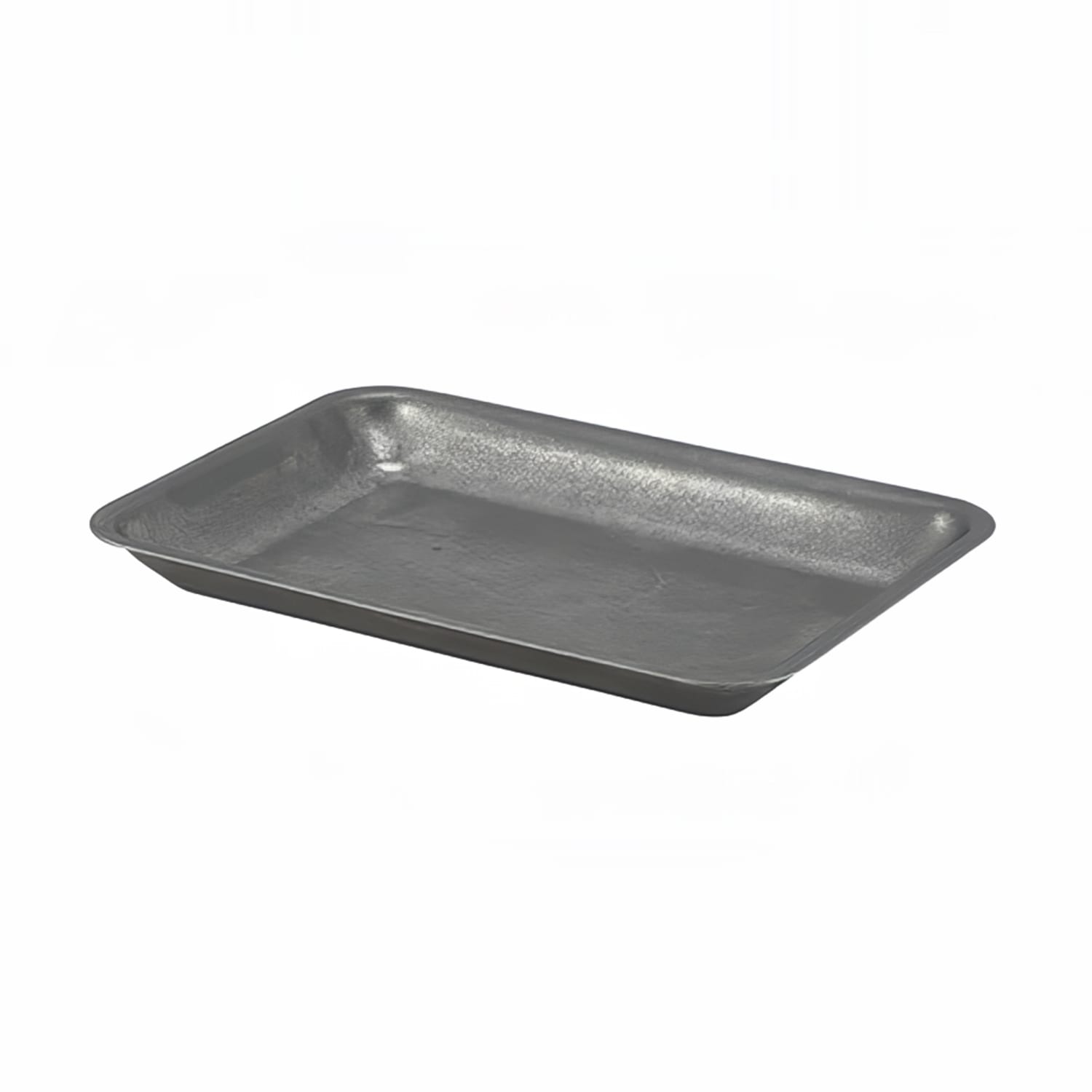 Steelite GWSST2014V Rectangular Serving Tray - 8 x 5 3/4 x 3/4 - Stainless Steel, Vintage, Black, 2 Dozen