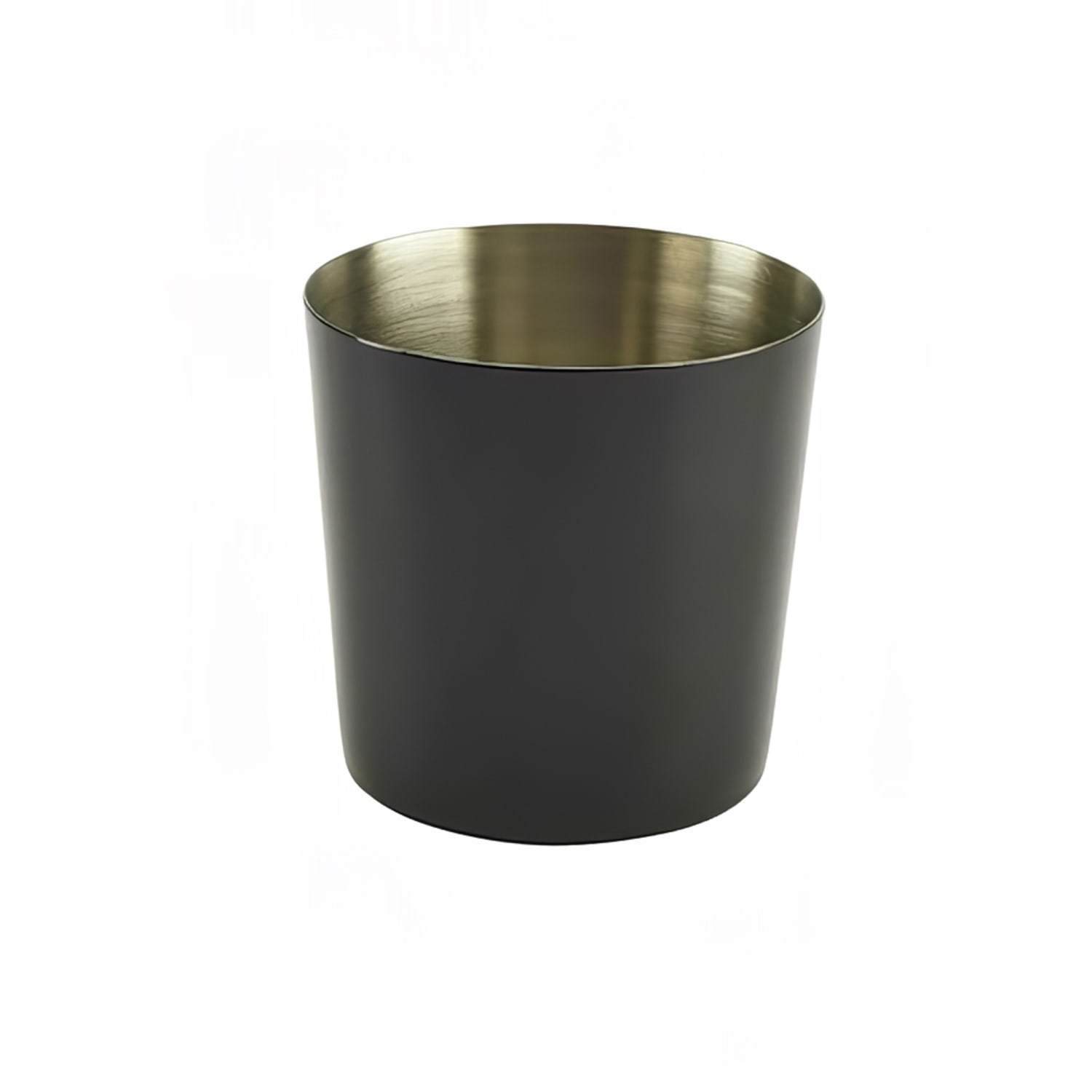 Steelite GWSVC8BK 12 3/4 oz Round Serving Cup - Stainless Steel, Black, 2 Dozen
