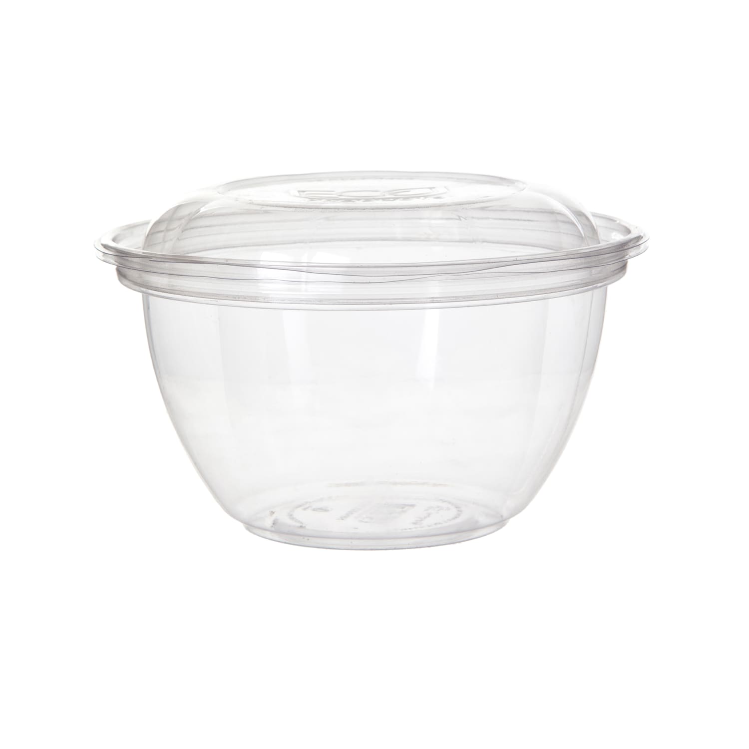 Eco-Products EP-SB18 5.5 in. x 2.3 in. 18 oz. Renewable and Compostable Plastic Containers - Clear (150/Carton)