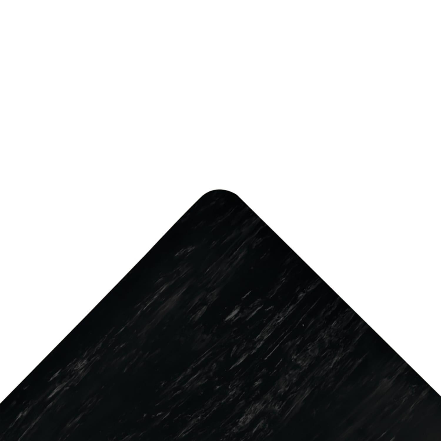 NoTrax 512R0048BL Marble-Tuff Anti-Fatigue Floor Mat - 4' x 75', 1/2 Thick, Black
