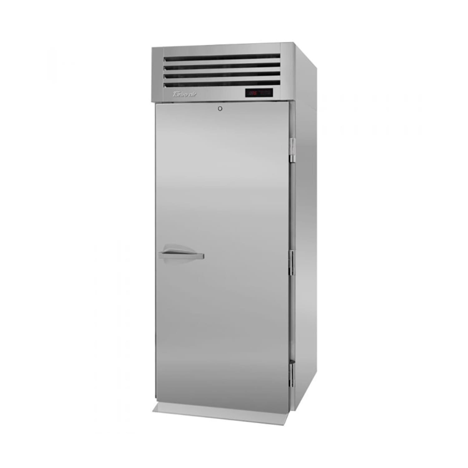 Turbo Air PRO-26H-RT Full Height Insulated Roll Thru Heated Cabinet w/ 1 Rack Capacity - 115v, Solid Right Hinged Doors, 42 cu. ft, Silver