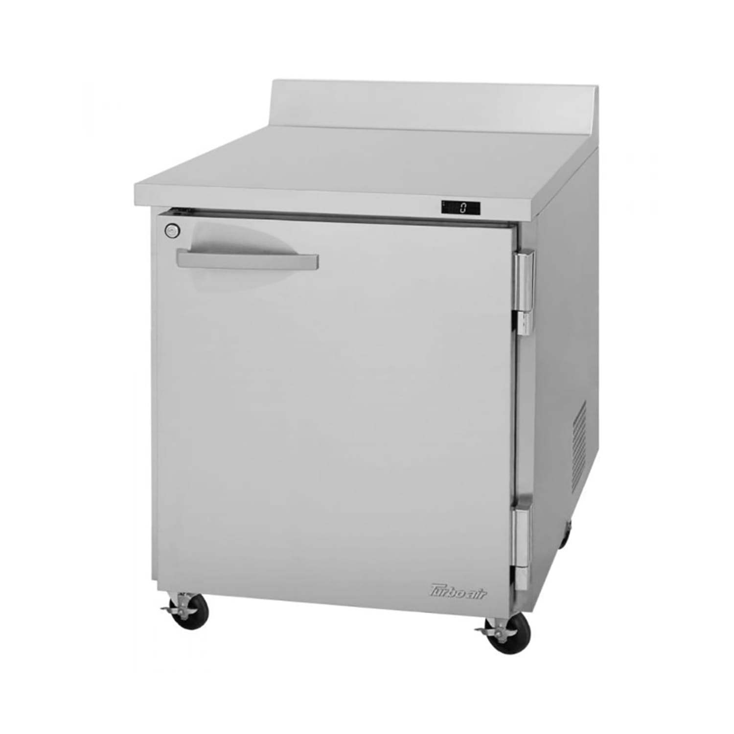 Turbo Air PWF-28-N 27 1/2 Worktop Freezer w/ 1 Door, 115v, 6.8 Cu. ft, Silver