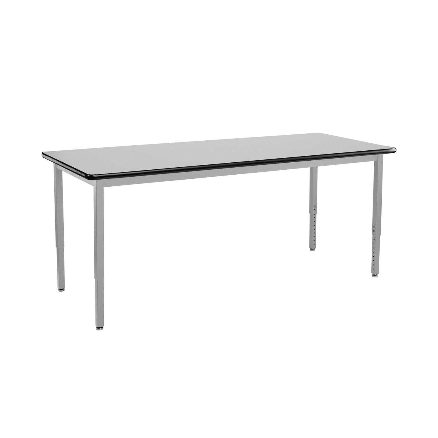 National Public Seating HDT8-3072HGY Rectangular Activity Table - 72L x 30W, Laminate Top, Grey Nebula, Gray