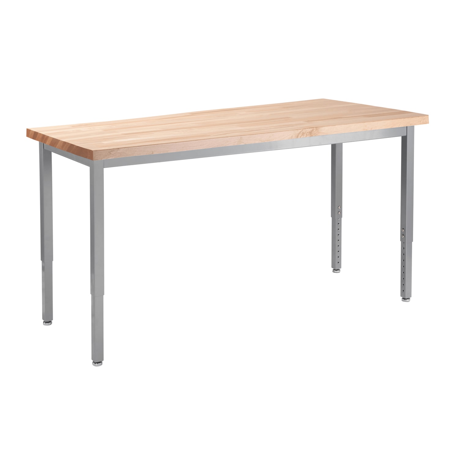 National Public Seating HDT8-3072B Rectangular Activity Table - 72L x 30W, Butcherblock Top, Beige