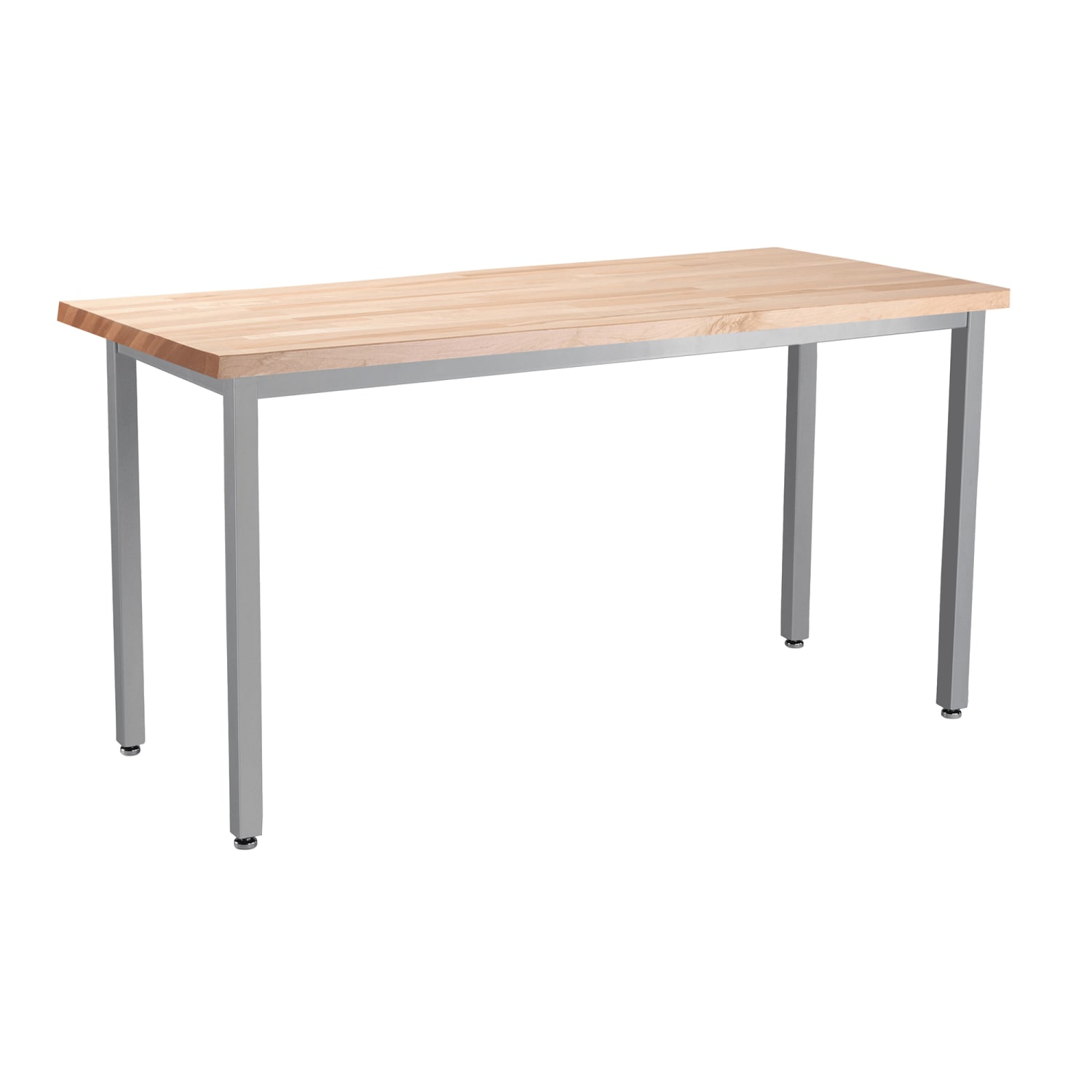 National Public Seating HDT9-3072B Rectangular Activity Table - 72L x 30W, Butcherblock Top, Beige