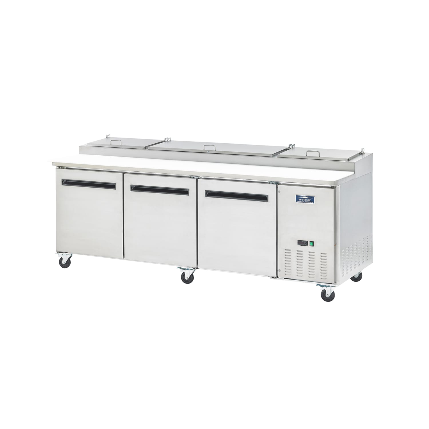 Arctic Air APP94R 94 Pizza Prep Table w/ Refrigerated Base, 115v, Stainless Steel