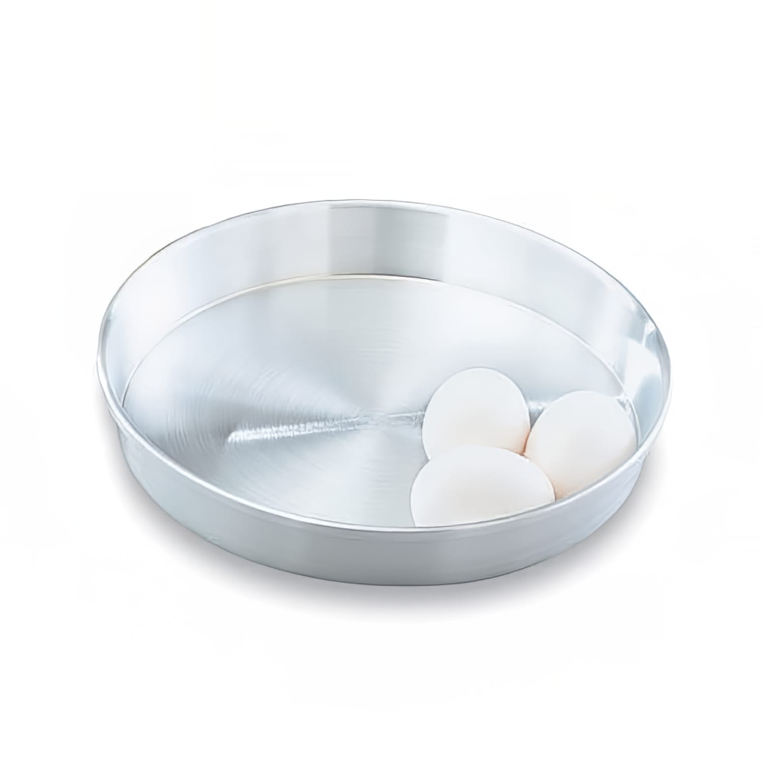 Vollrath 5347 9 Round Cake Pan - Aluminum, Pack of 24