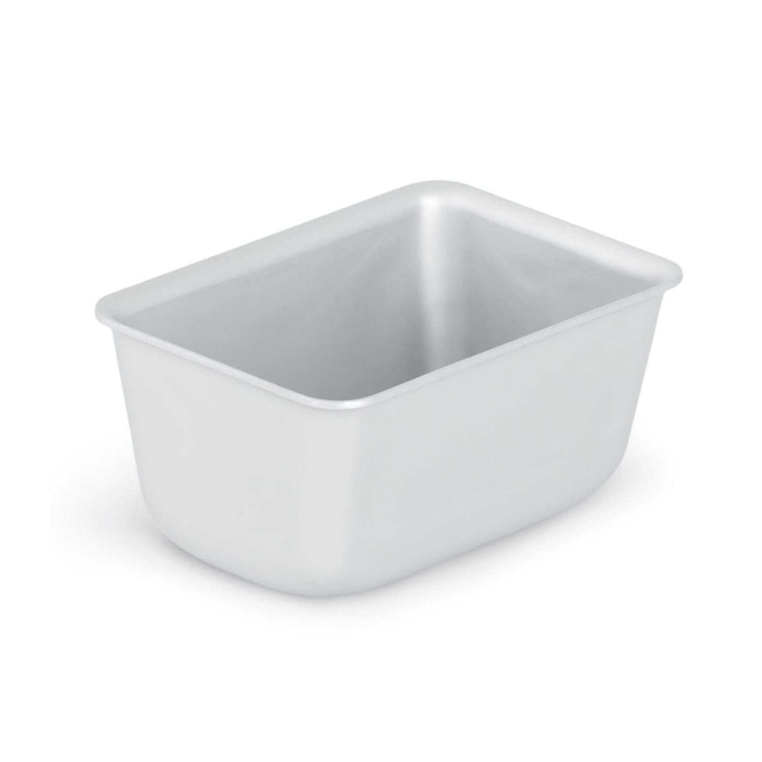 Vollrath 5431 1 lb Loaf Pan - 3 3/8x5x2 1/2 Aluminum, Silver, Pack of 24