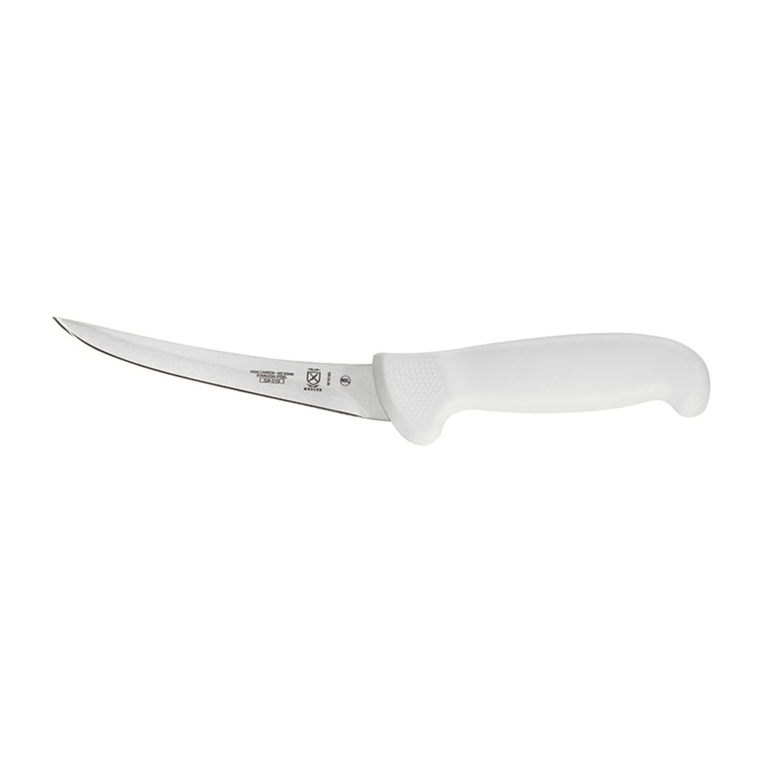 Mercer Culinary M18180 6 Boning Knife w/ White Polypropylene Handle, High Carbon Japanese Steel, Ergonomic, Nonslip