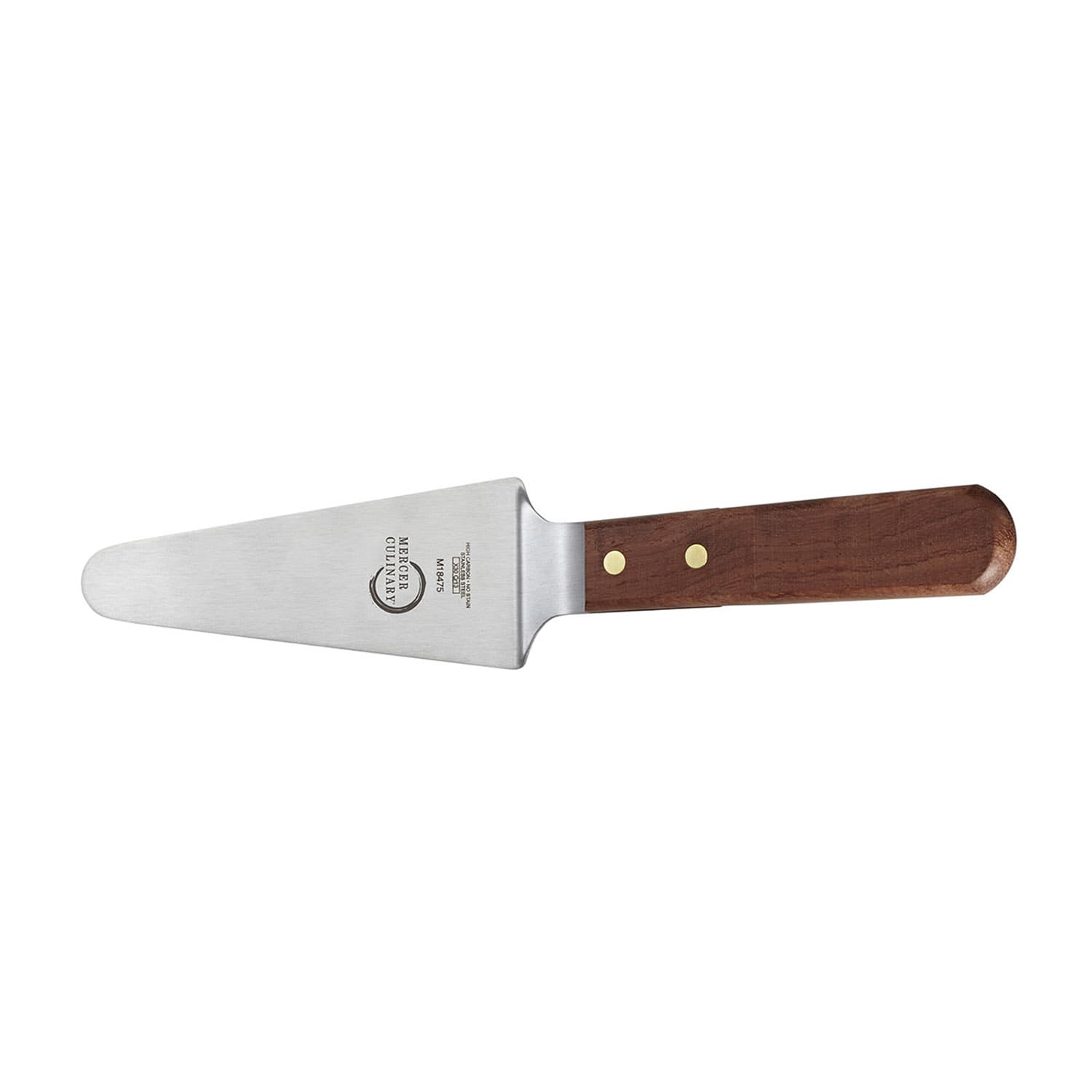 Mercer Culinary M18475 10 1/2 Pie Server w/ Rosewood Handle, Stainless Steel