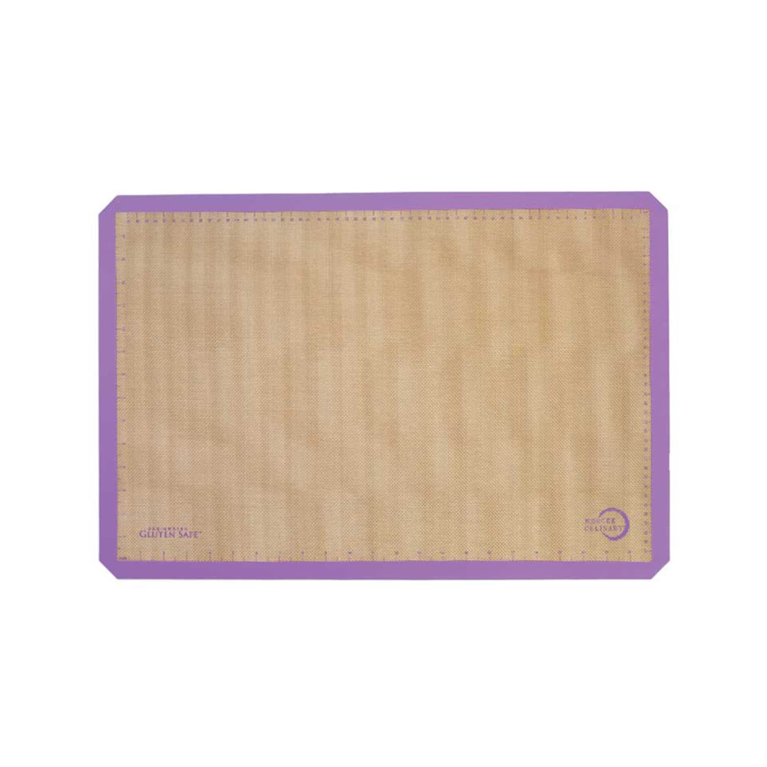 Mercer Culinary M31087PU Rectangular Baking Mat - 24 1/2 x 16 1/2, Fits Full Size Sheet Pans, Silicone, Purple