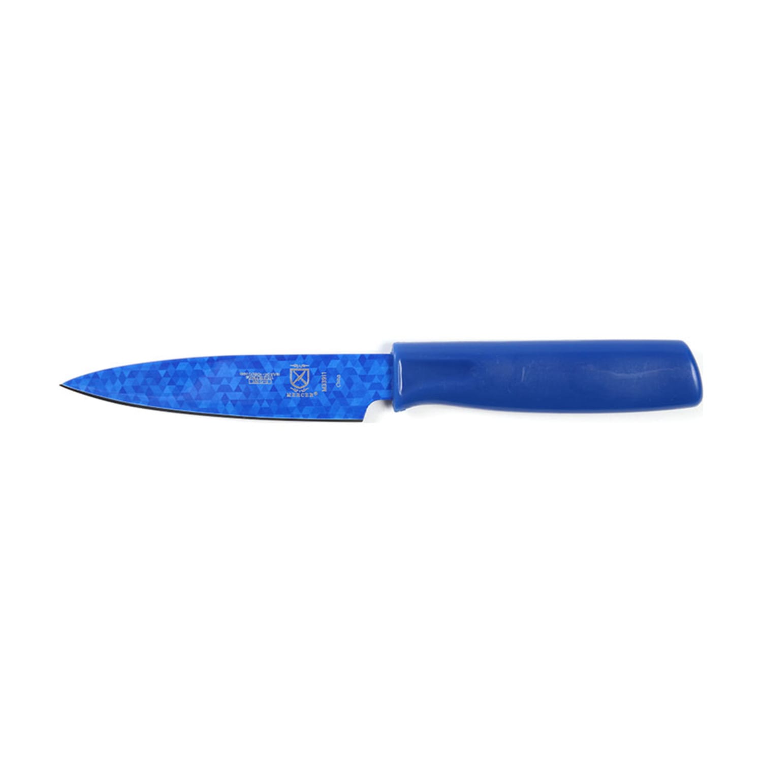 Mercer Culinary M33911B 4 Paring Knife w/ Blue ABS Handle, High Carbon Japanese Steel