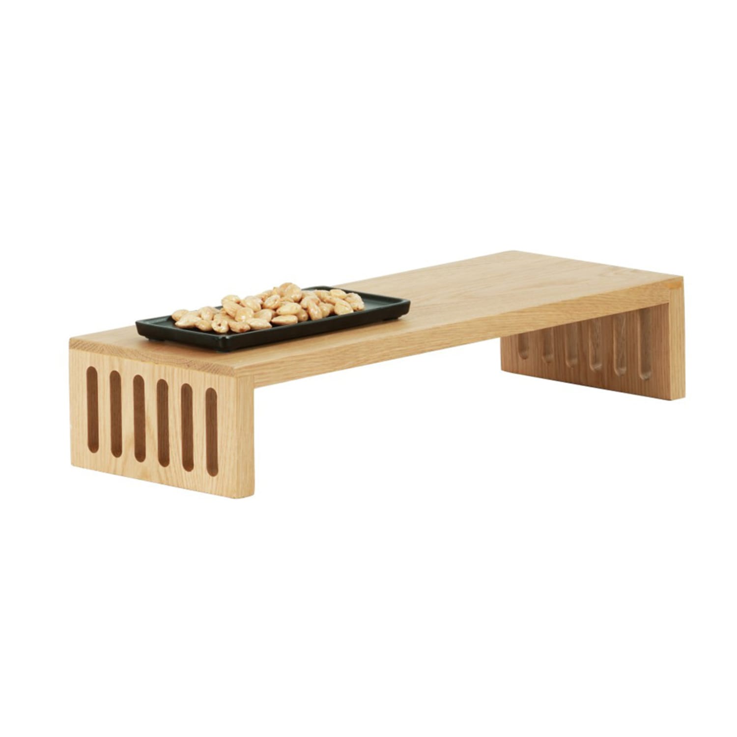 Cal-Mil 23136-1975-21 Rectangular Display Riser - 19 x 7 x 5, Oak, Brown