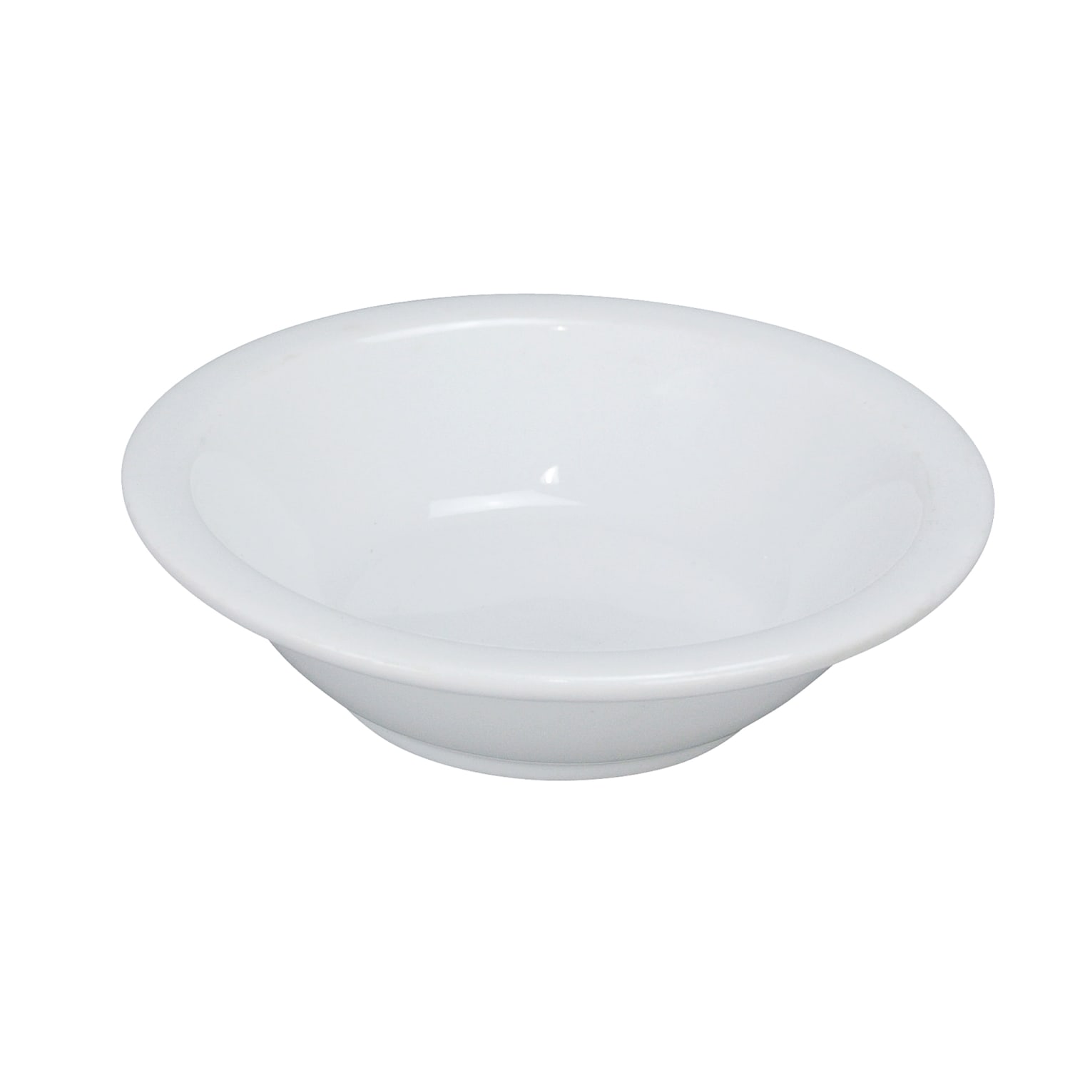Yanco MA-11 4 1/4 oz Round Narrow Rim Fruit Bowl - Porcelain, Super White, 3 Dozen