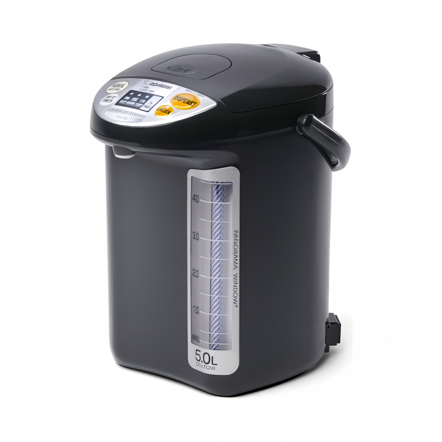 Zojirushi CD-LTC50 169 oz Countertop Water Boiler & Warmer - 9 1/8W x 11 7/8D x 13 1/8H, Black, 120v, 5 Liter