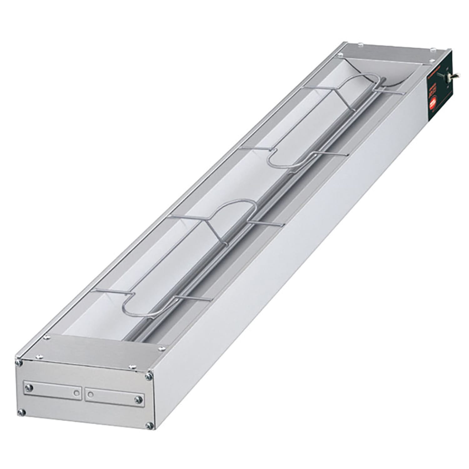 Hatco AH42120TCCS 120/1 42 High Watt Infrared Foodwarmer - Single Rod, Built In Toggle Switch, Stainless Steel, 120 V (Cord & Plug Not Included)