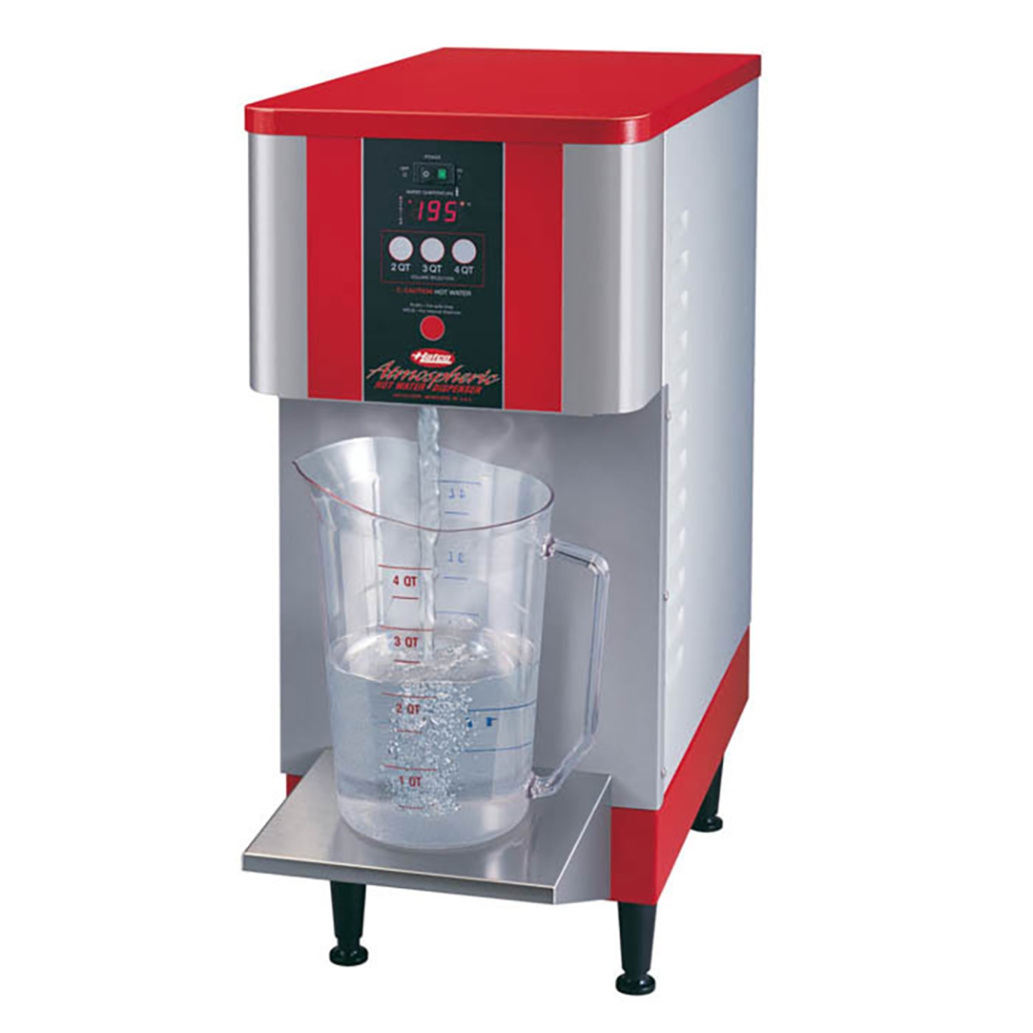 Hatco AWD-12 208/1 Low-volume Plumbed Hot Water Dispenser - 12 gal., 208v, Countertop, 208 V, Silver