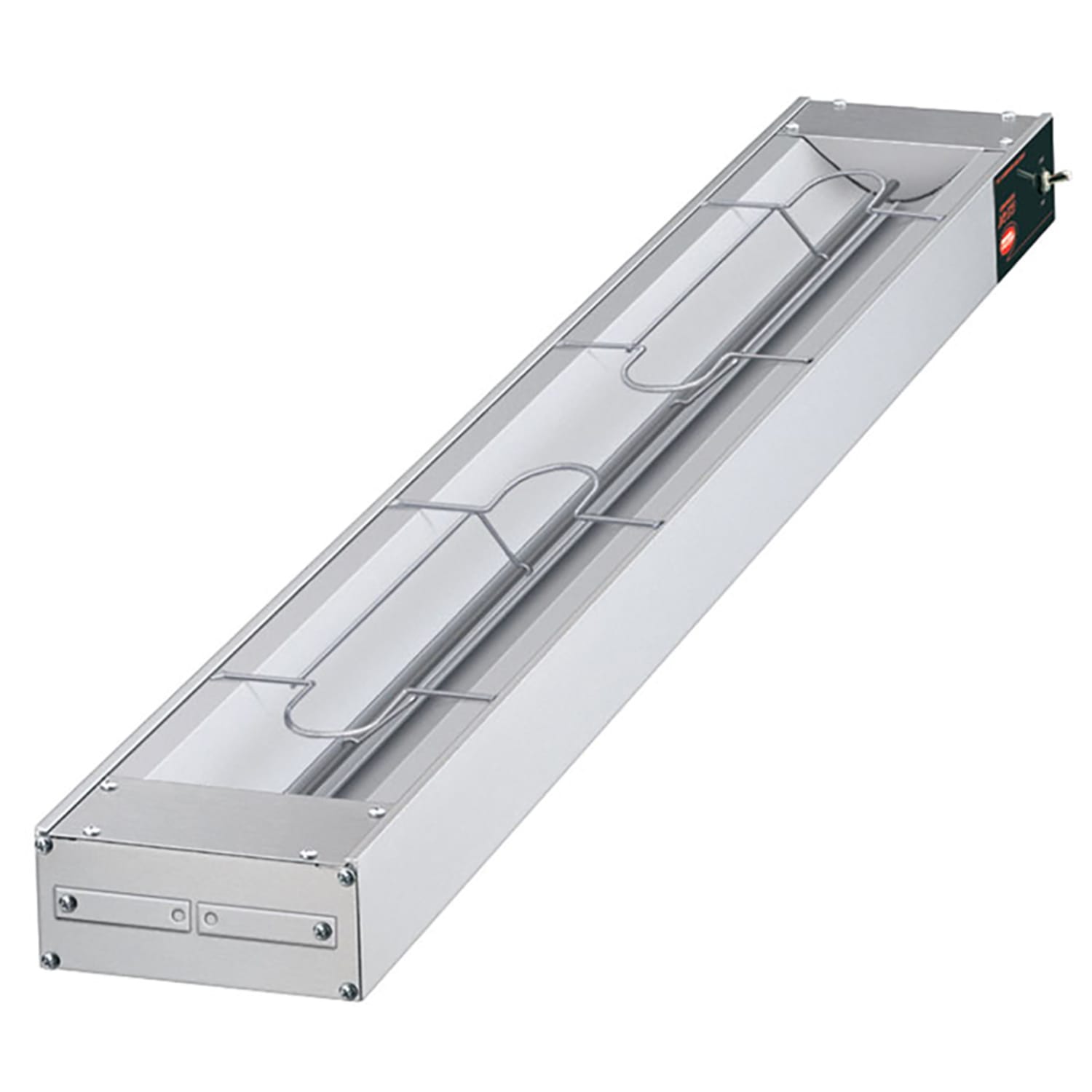 Hatco AH36120TCCS 120/1 36 High Watt Infrared Foodwarmer - Single Rod, Built In Toggle Switch, 120v, Stainless Steel (Cord & Plug Not Included)