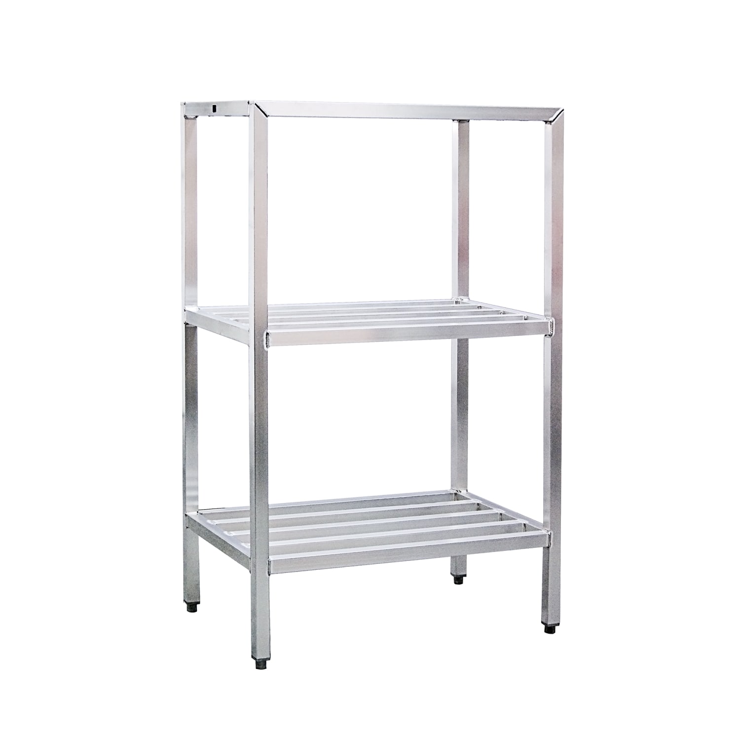 New Age 1041 36 Heavy-duty Shelving Unit w/ 1500 lb Capacity, Aluminum, Welded Aluminum, 36"" x 20"" x 60"", Silver