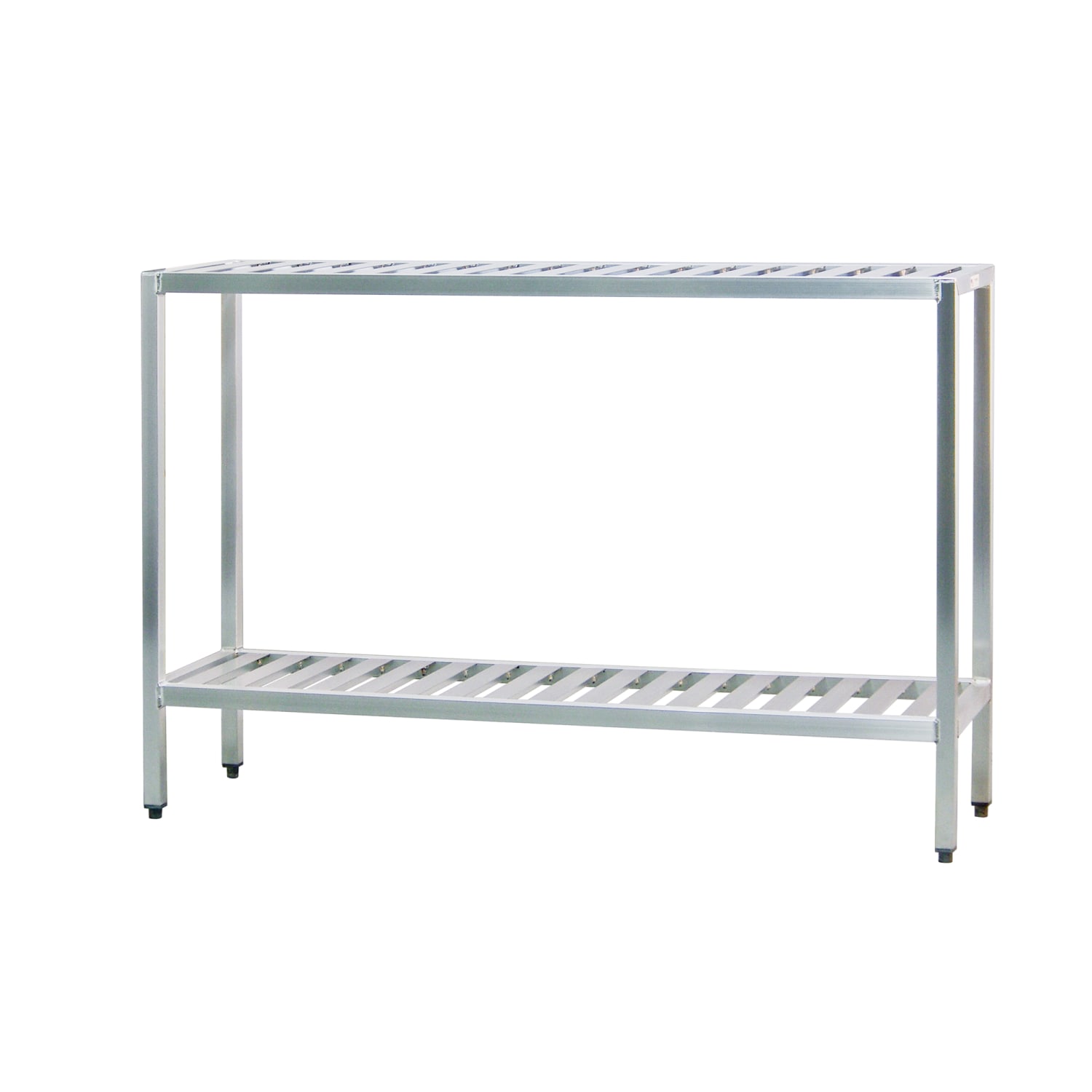 New Age 1025TB 36 Heavy-duty Shelving Unit w/ 1000 lb Capacity, Aluminum, 1,000 lb Capacity, 36"" x 24"" x 48"", Silver