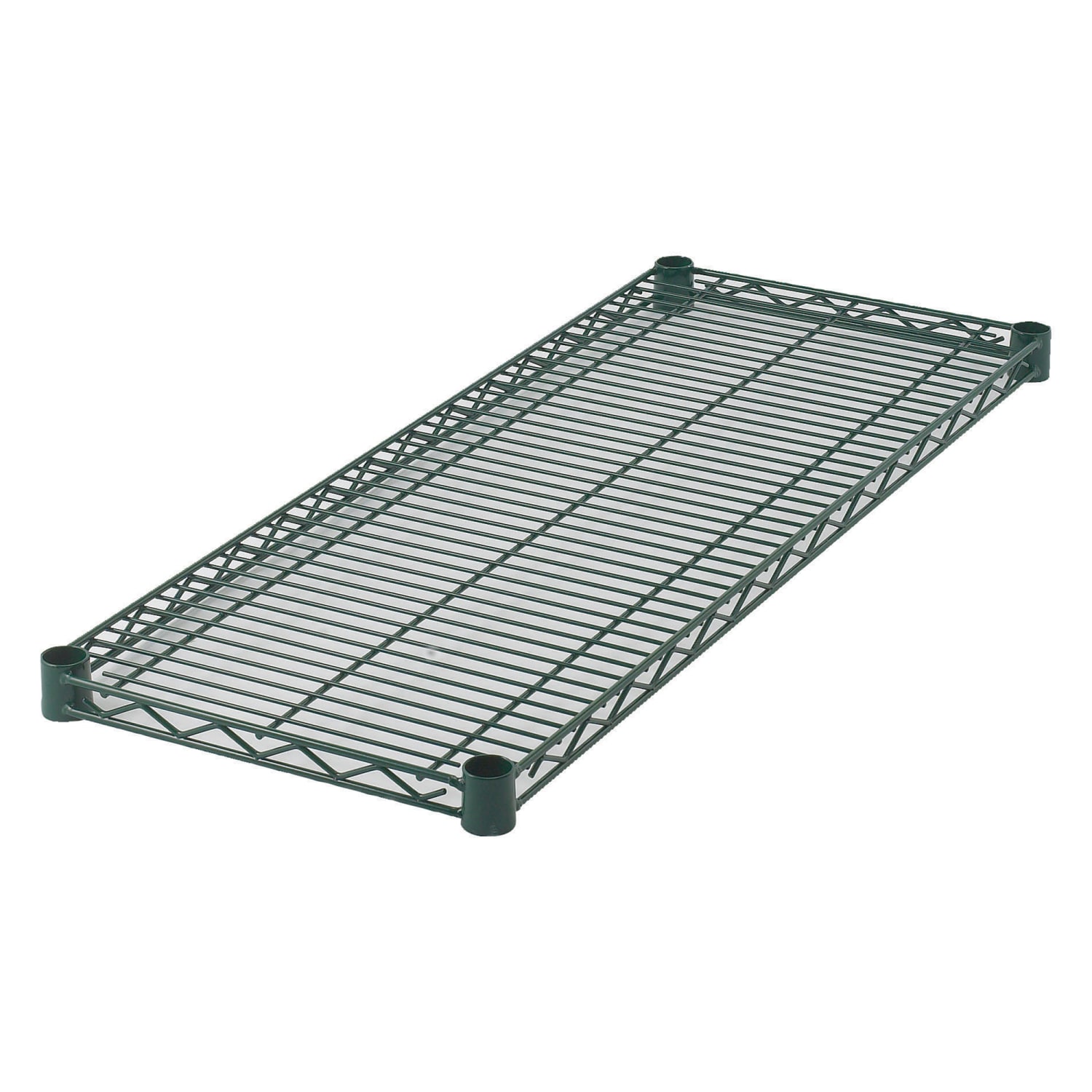 Winco VEX-1436 Epoxy Coated Wire Shelf - 36W x 14D, Green