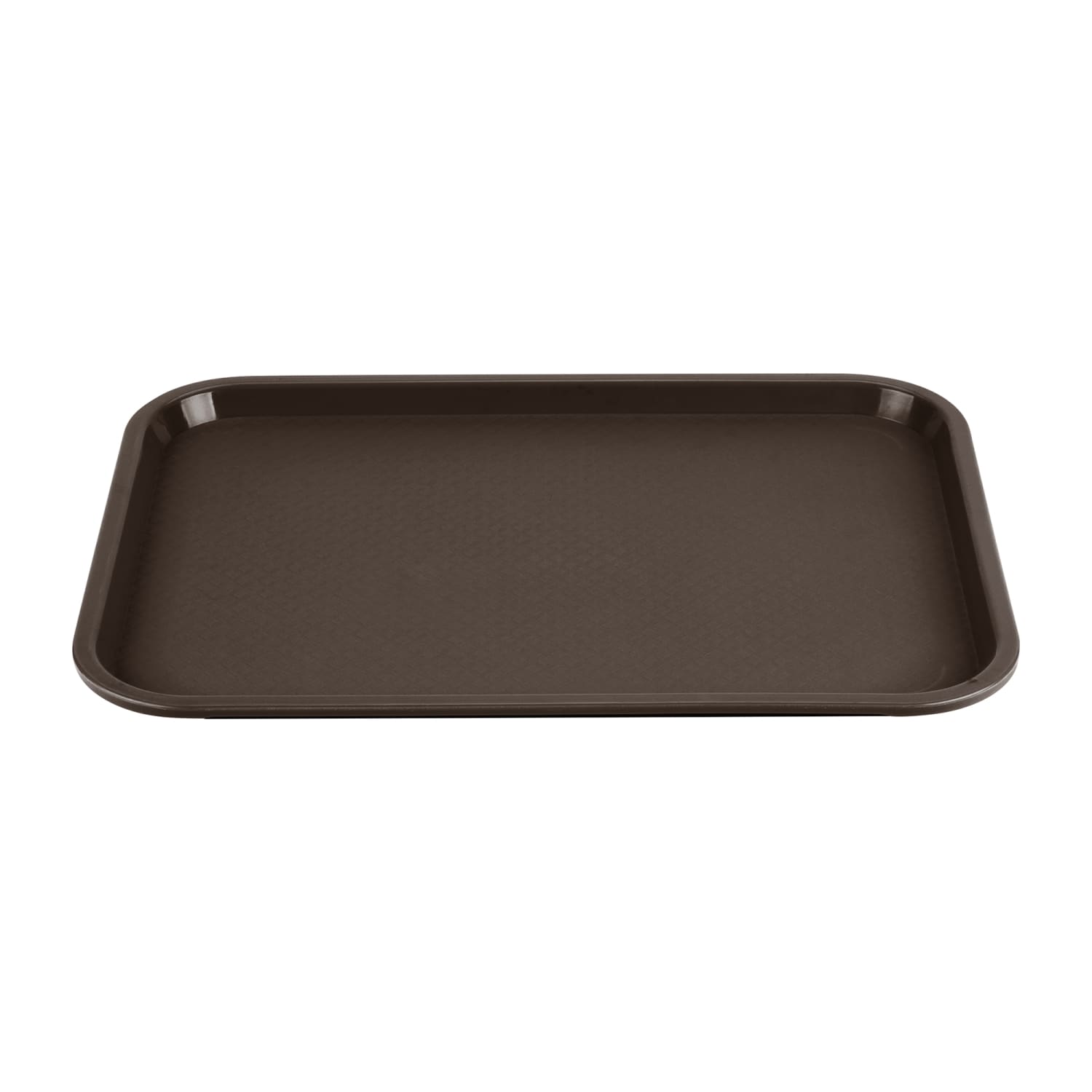 Vollrath 86111 Plastic Fast Food Tray - 16L x 12W, Brown, Pack of 24