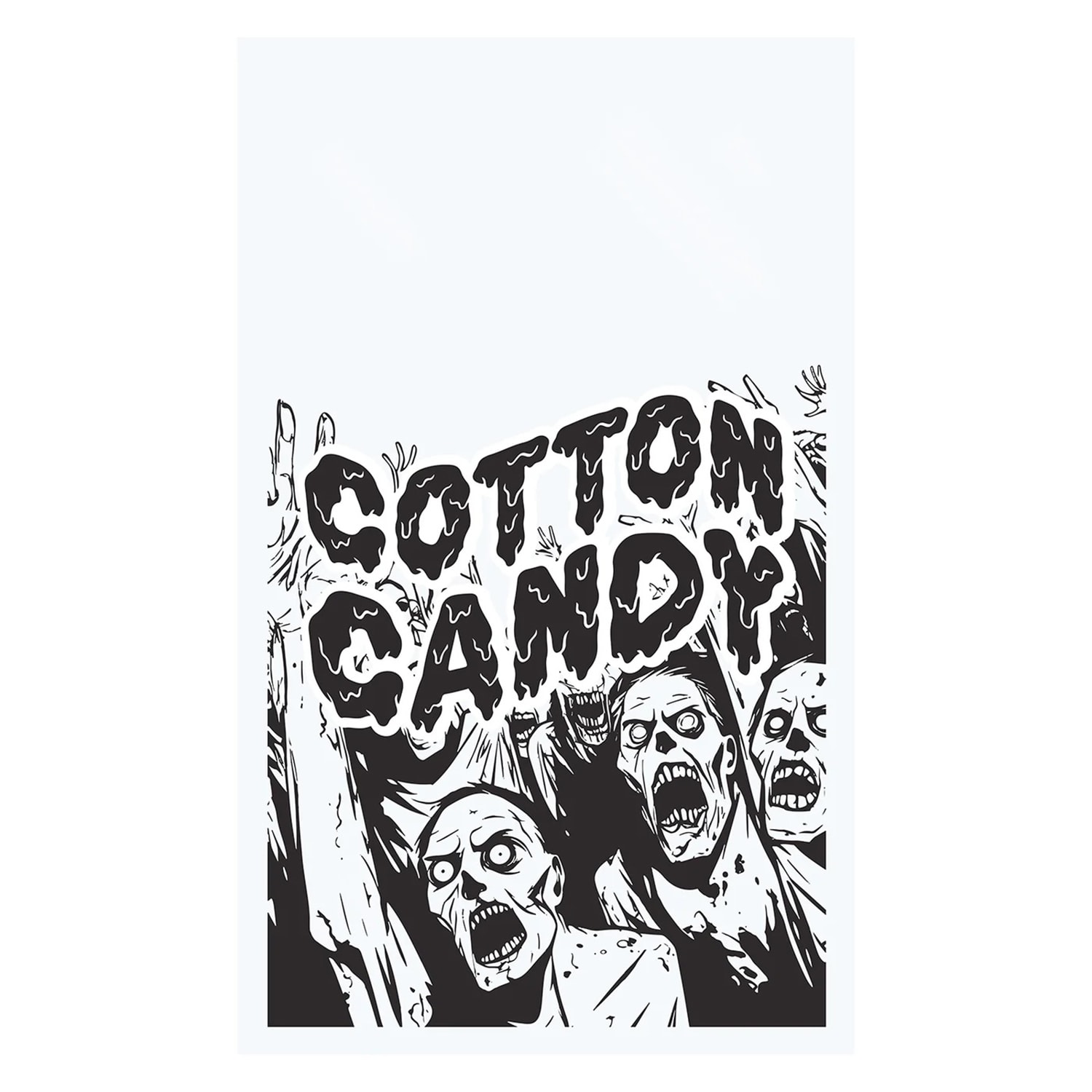 Gold Medal 3059 Zombie Design Cotton Candy Bag - 12 x 18, Case of 1000