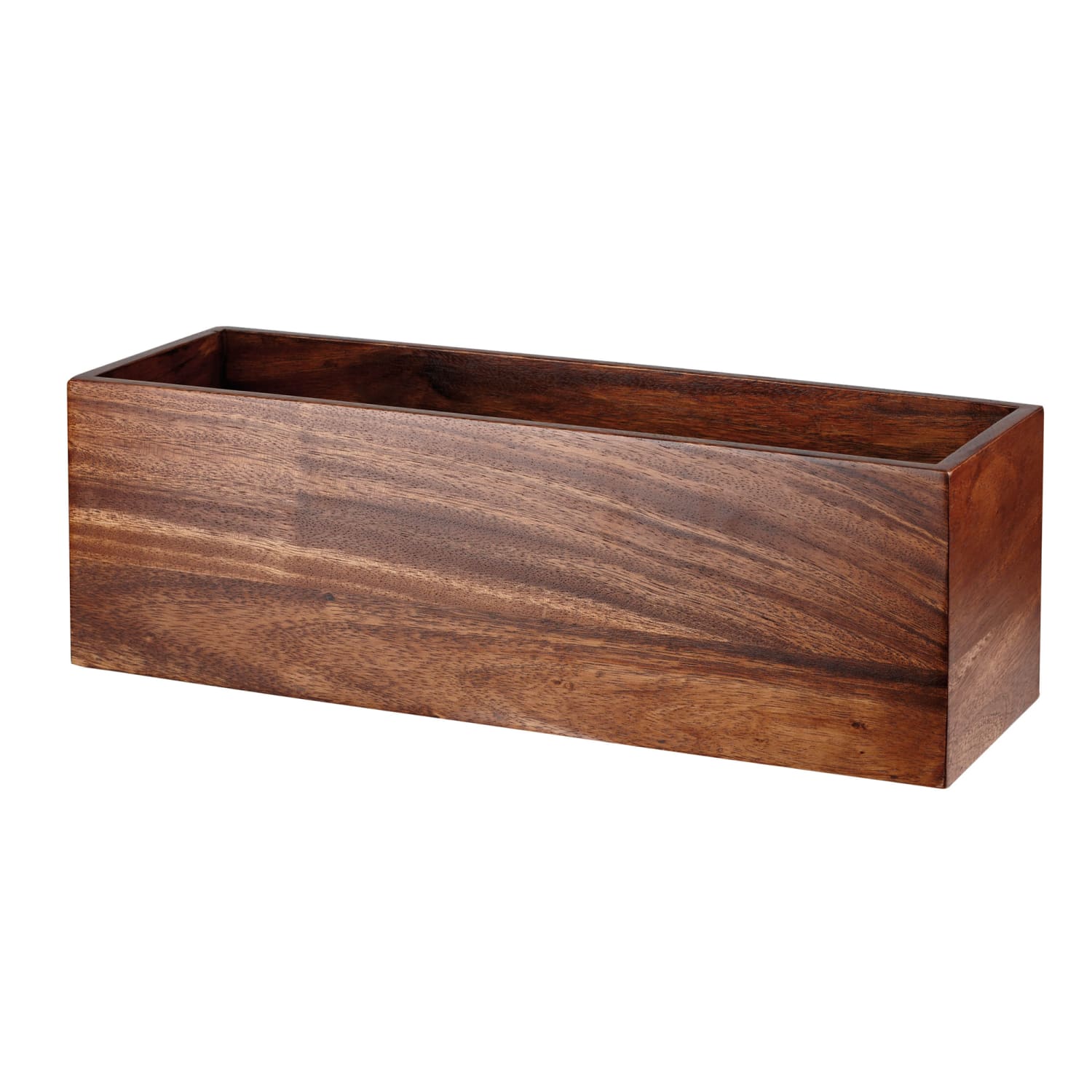 Churchill ZCAWRRM 1 Rectangular Alchemy Buffet Cube Riser - 18 1/8L x 5 7/8W x 5 7/8H, Igneous Wood, Brown, Case of 2