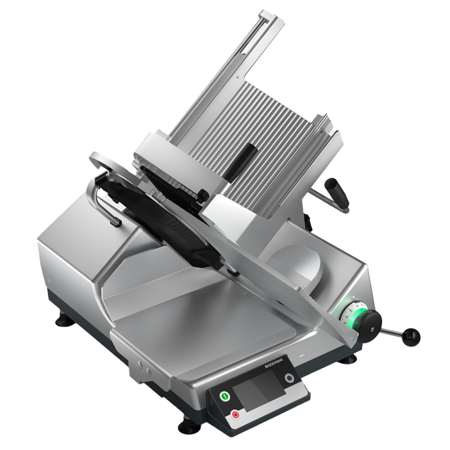 Bizerba GSP HD I W-90-GCB Semi-Automatic Meat & Cheese Commercial Slicer w/ 13 Blade - Belt Driven, 1/2 hp, 120 V